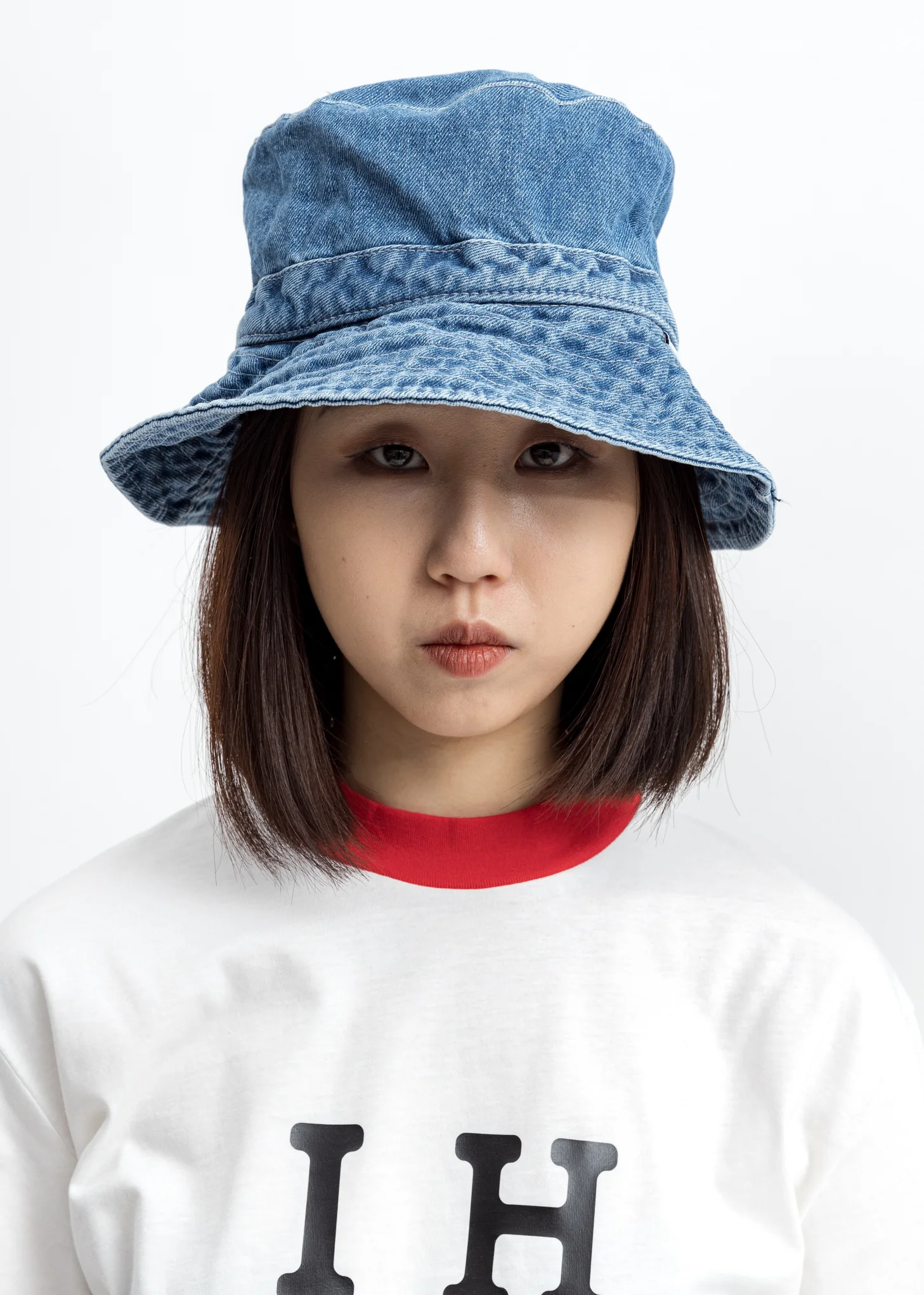Blue Denim  Bucket  Hat