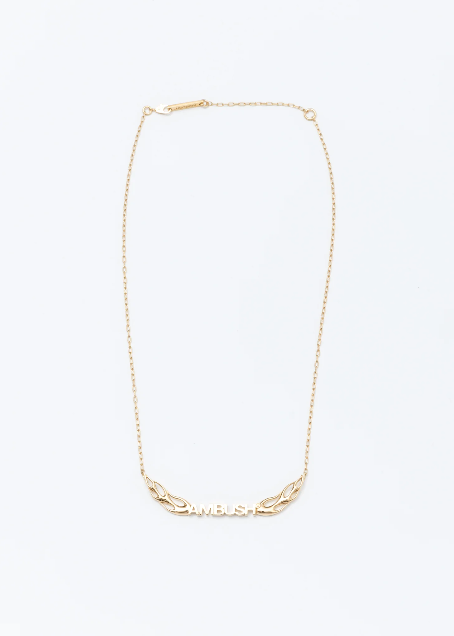 Gold Flame Necklace 2