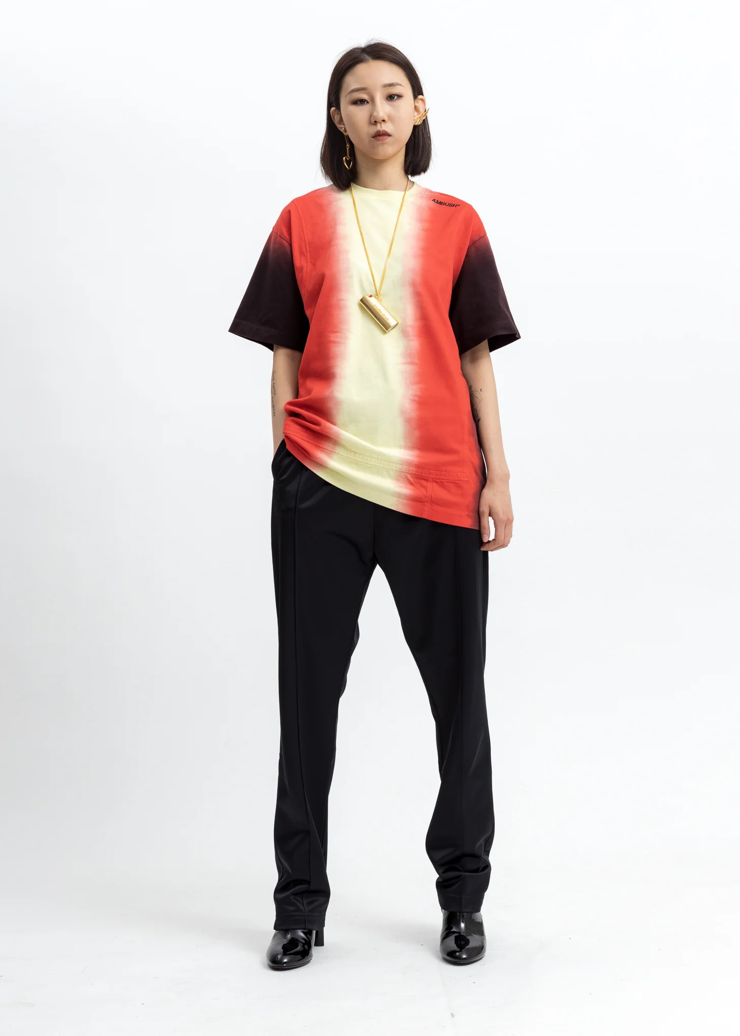 Gold  Large Lighter Case Necklace - Image 5