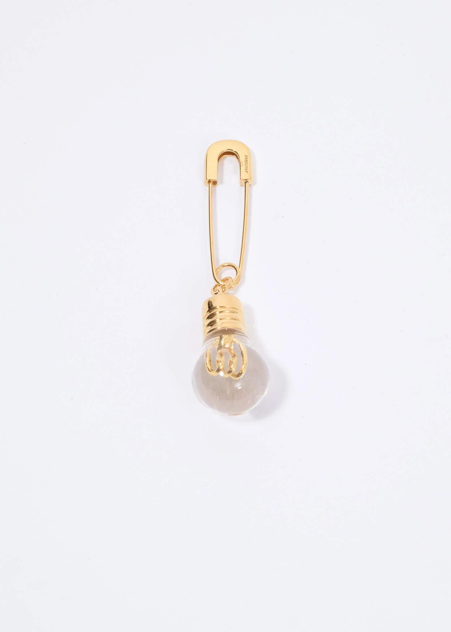 Gold Light Bulb Single Earring