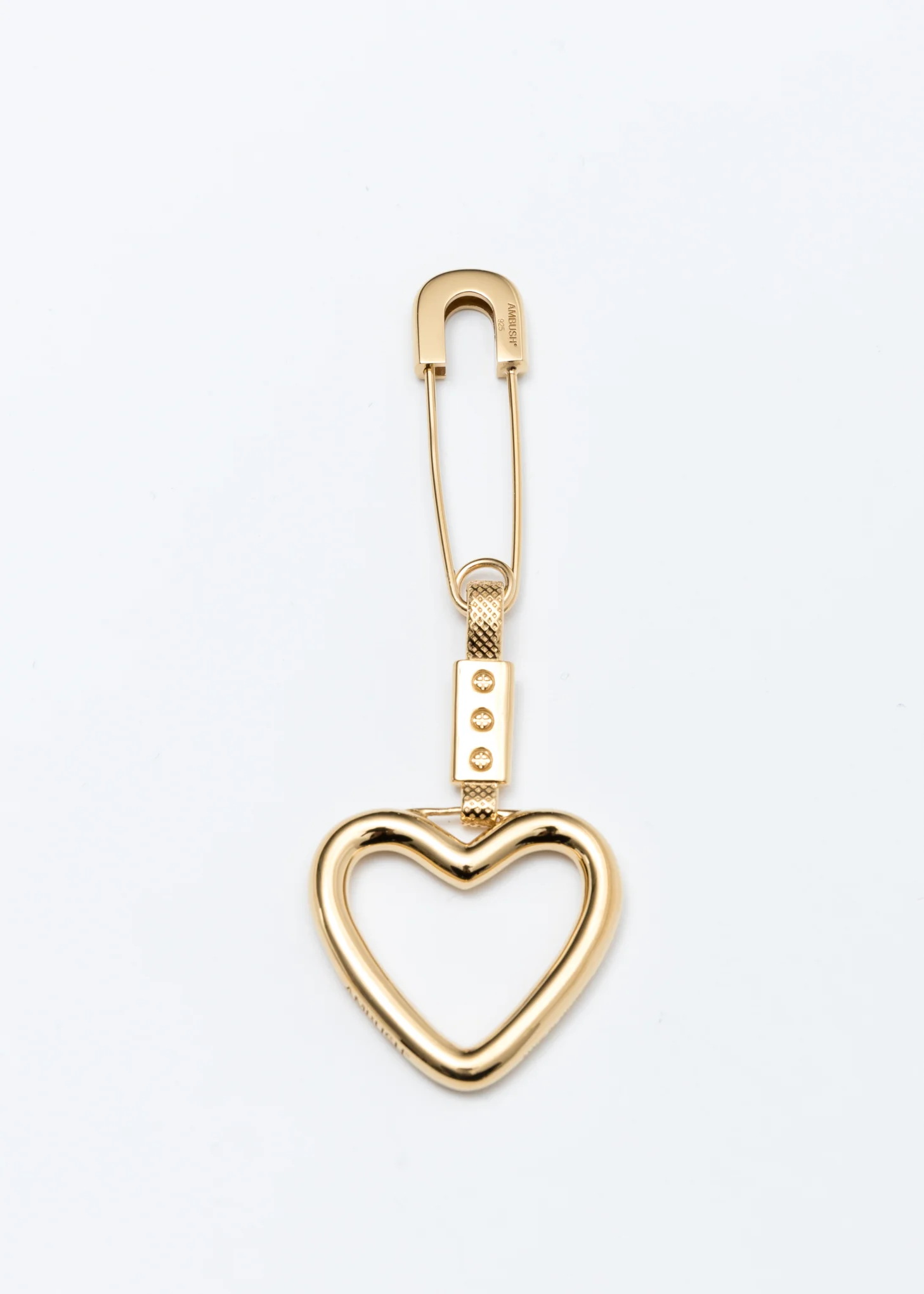 Gold Single Heart Earring