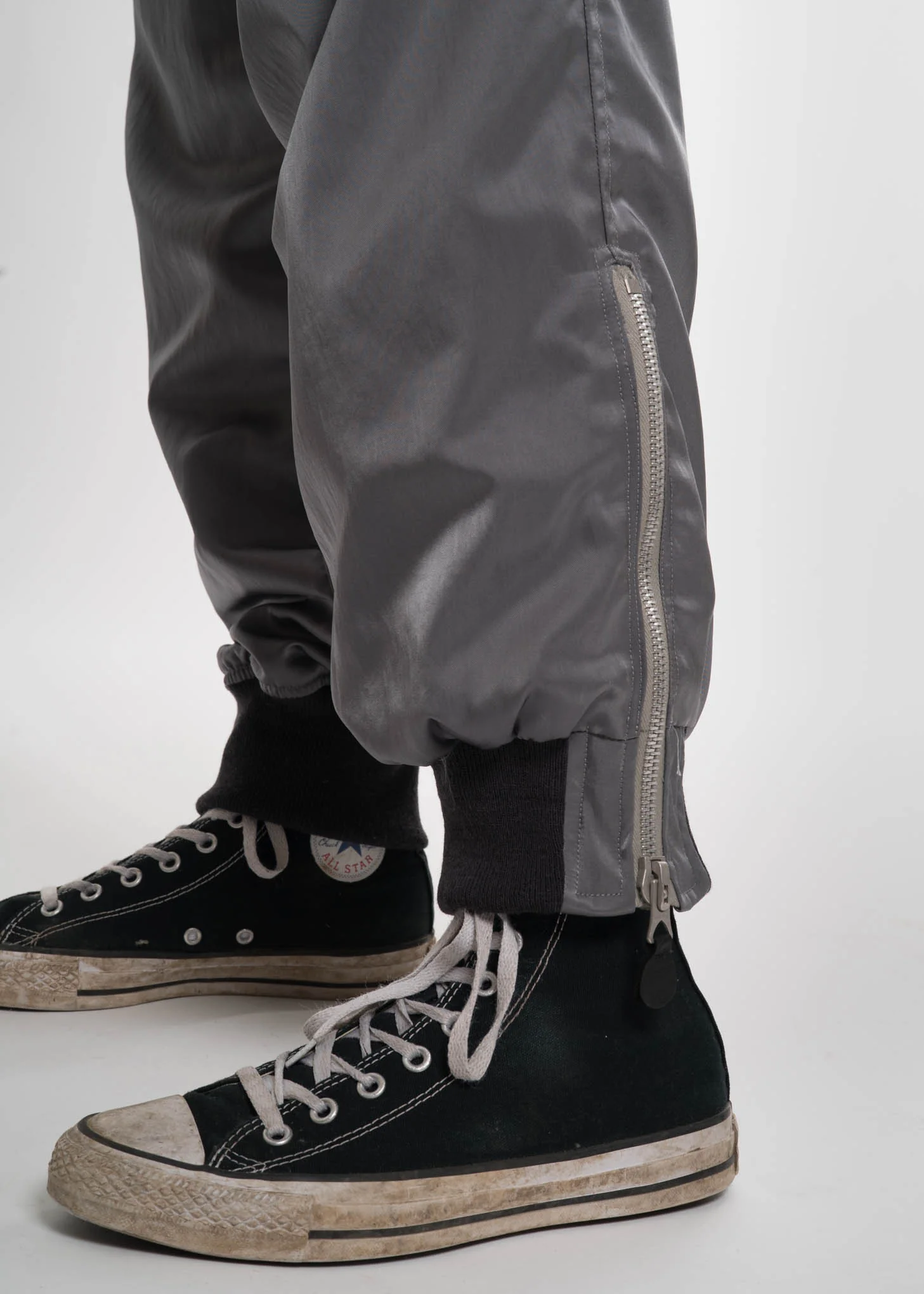 Grey Chaos Patches Nylon Pant - Image 6