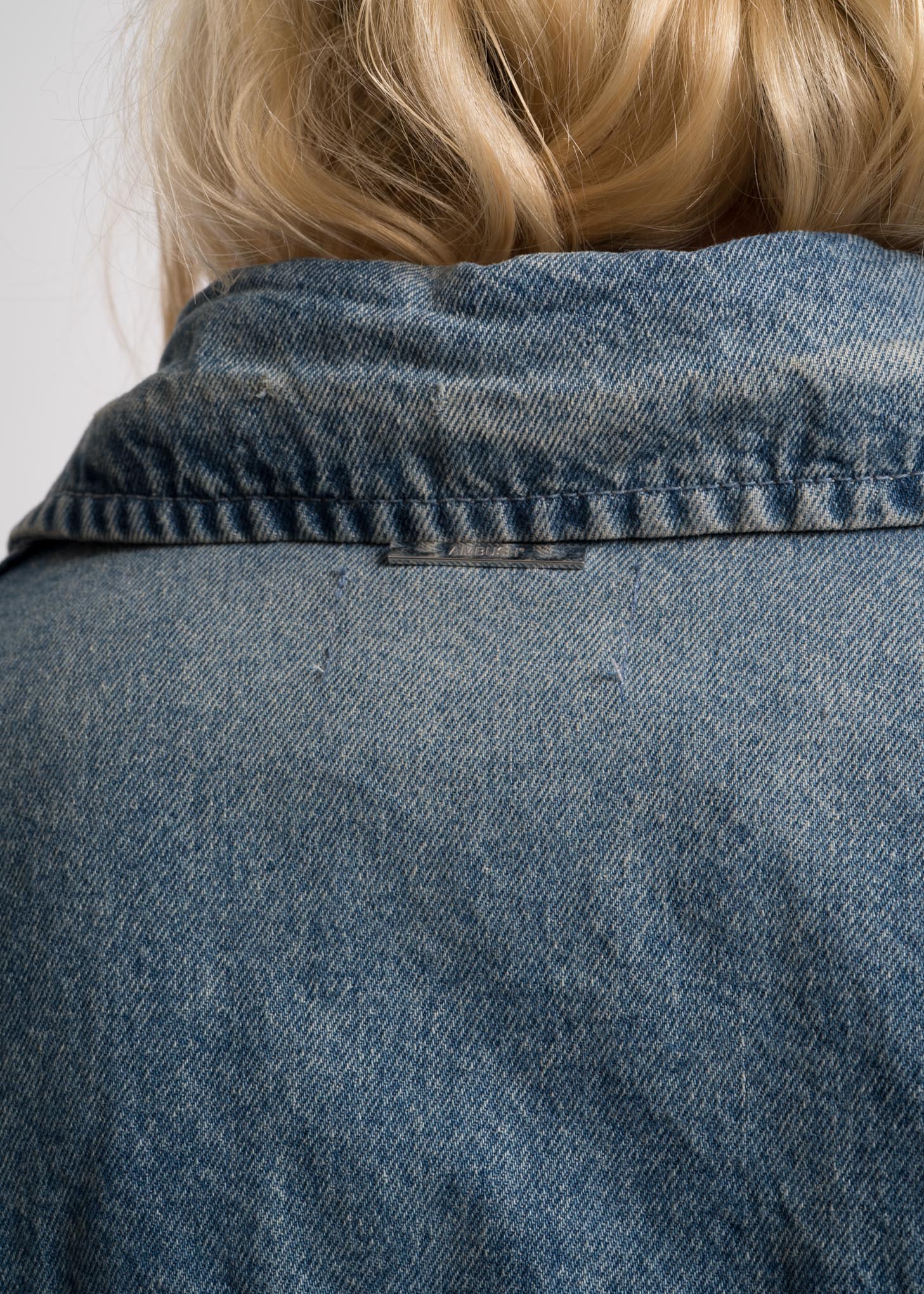 Light Blue "Stance" Oversized Denim Jacket - Image 6