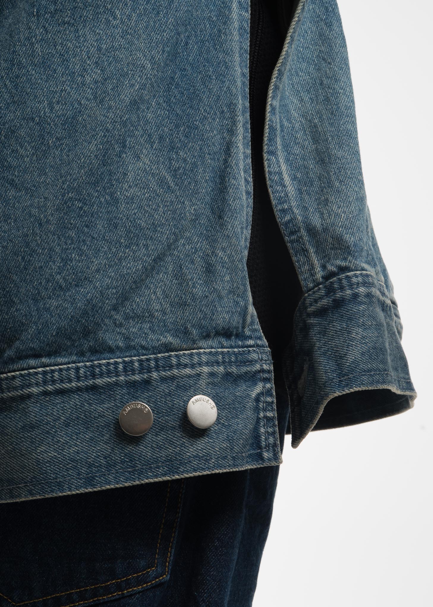 Light Blue "Stance" Oversized Denim Jacket - Image 7