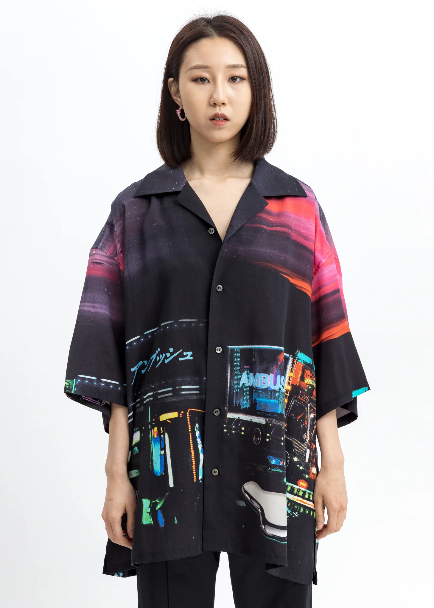 Multicolor Dekotora Print Shirt