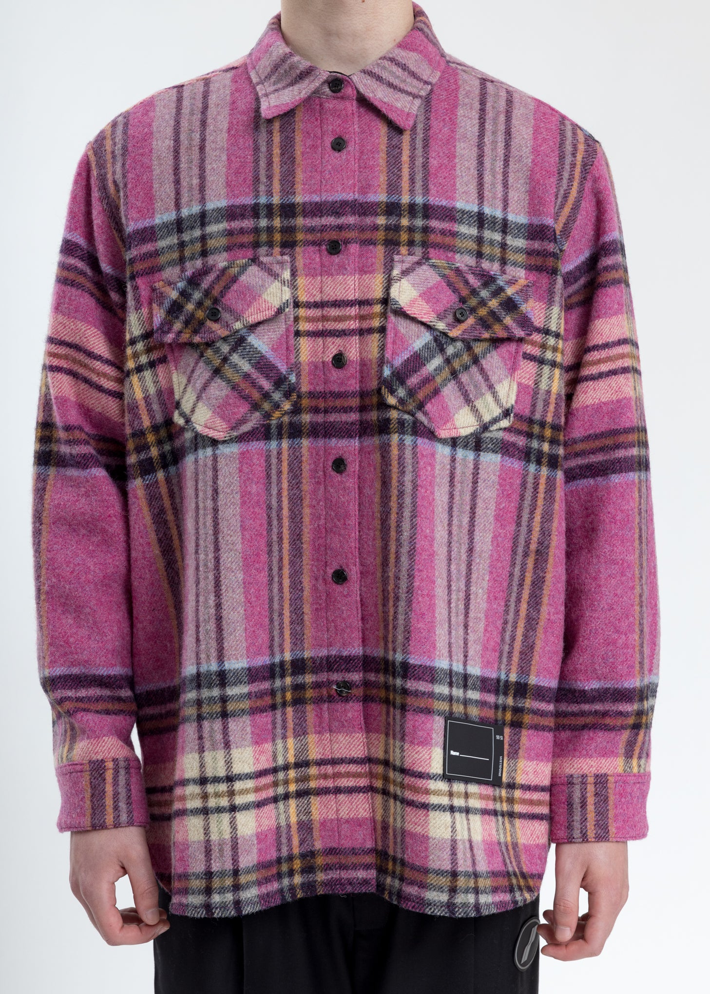 Pink WD English Check Shirt - Image 2