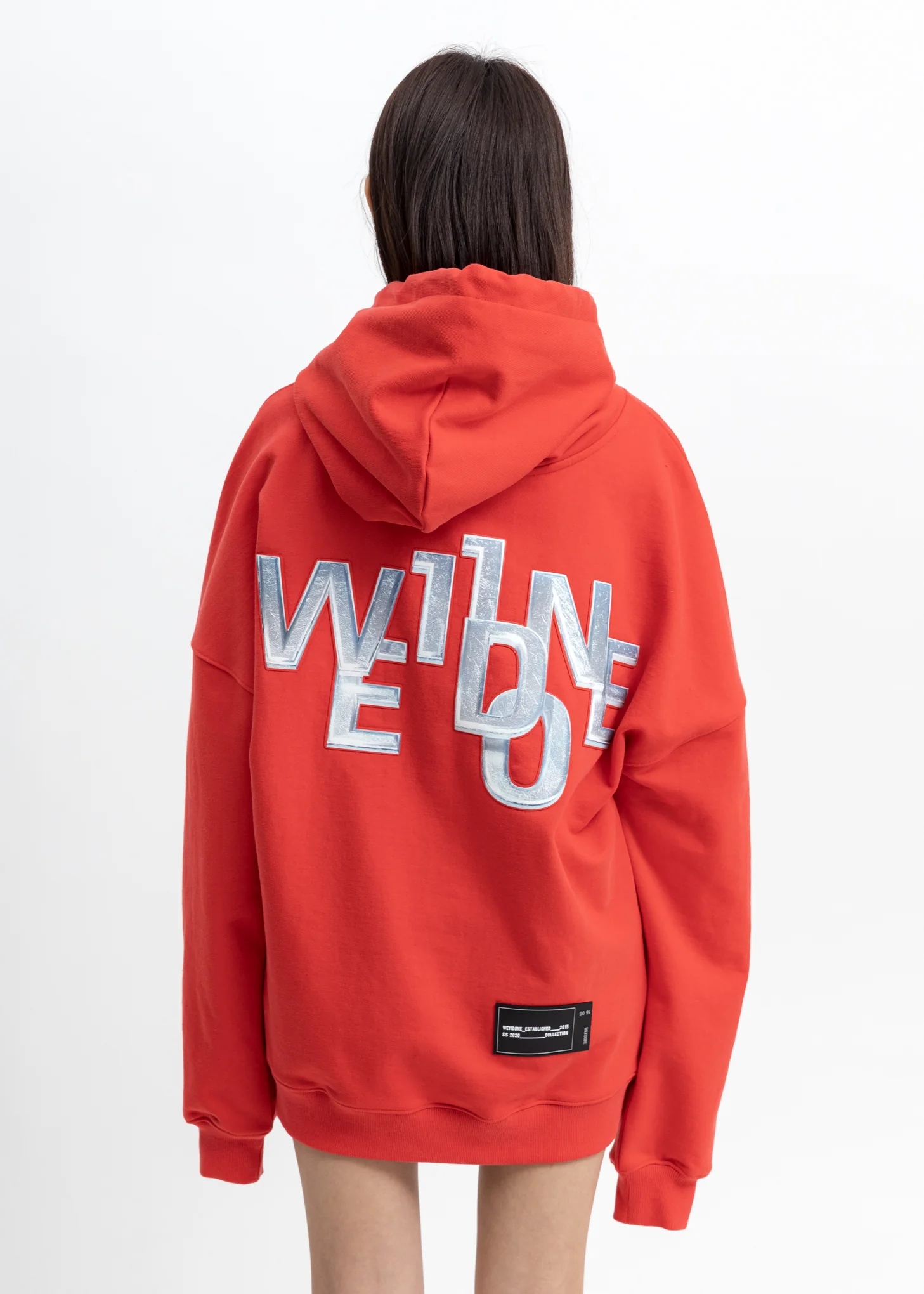 Red Metal Logo Hoodie - Image 2
