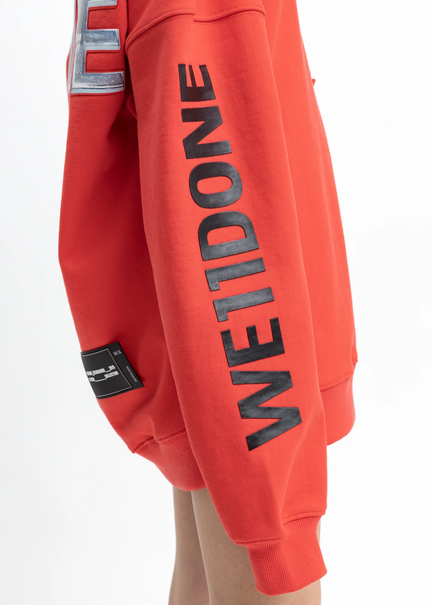 Red Metal Logo Hoodie - Image 3