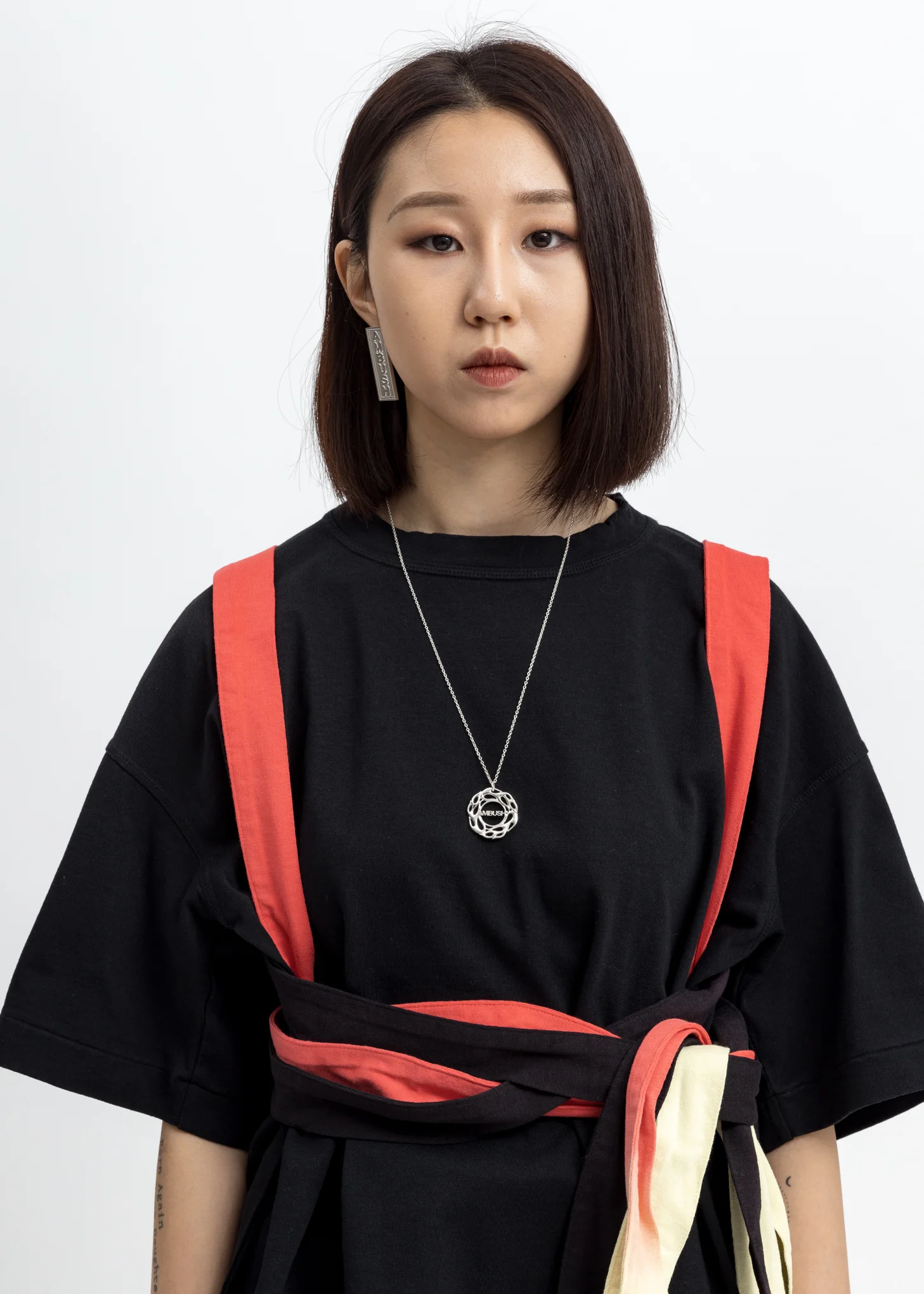 Silver  Flame Necklace 1 - Image 3