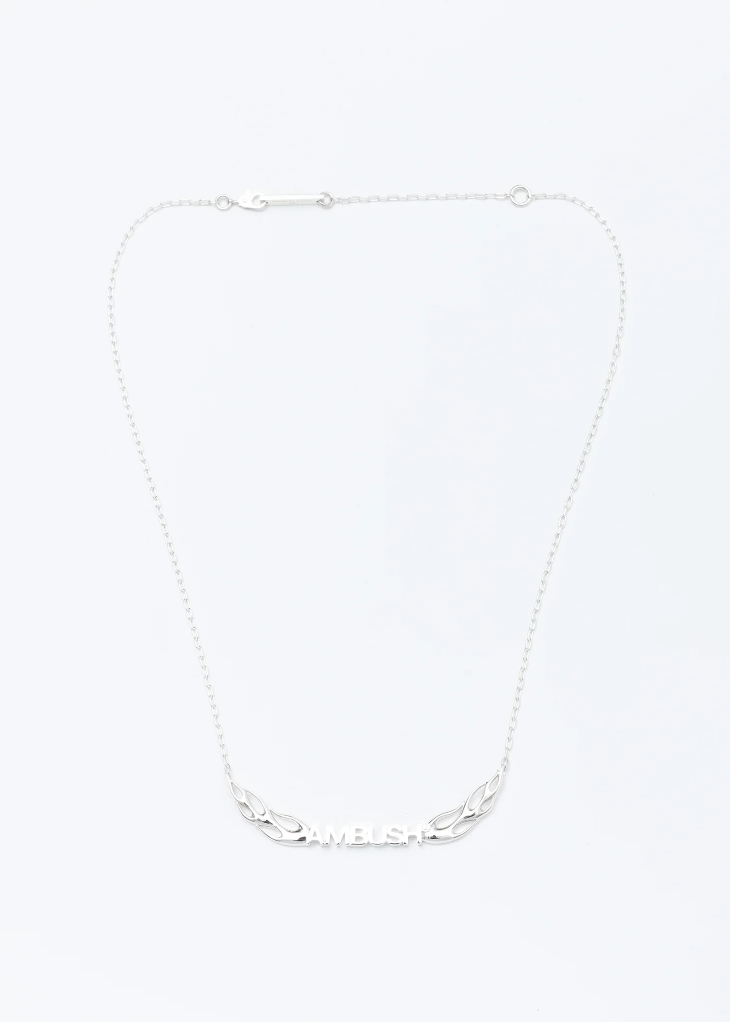 Silver Flame Necklace 2