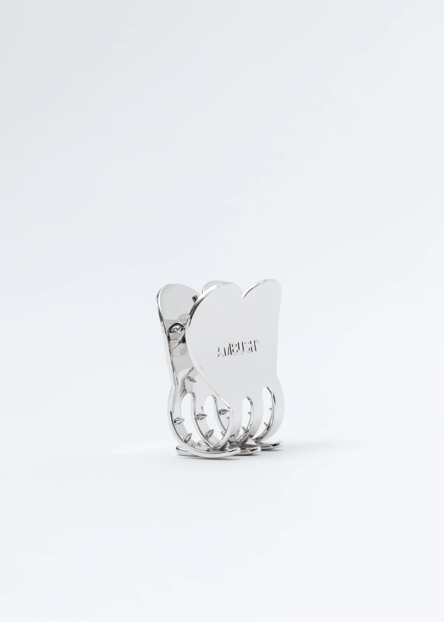 Silver Heart Hair Clip
