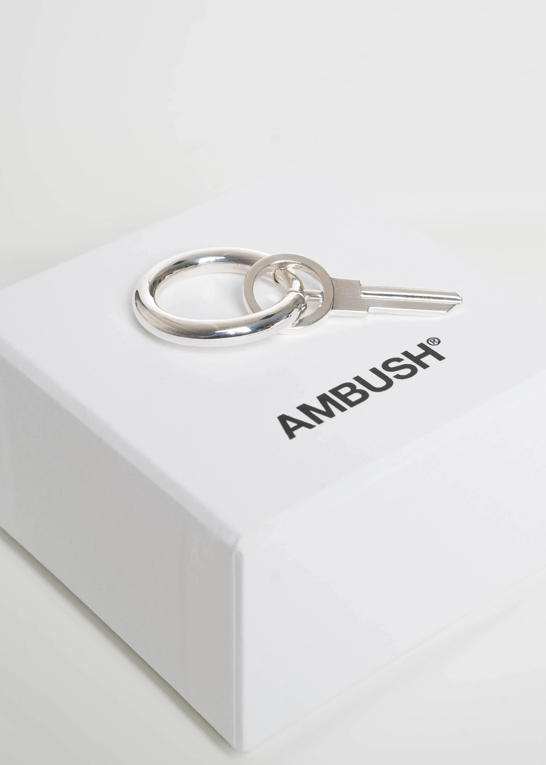 Silver Mini Key Earring
