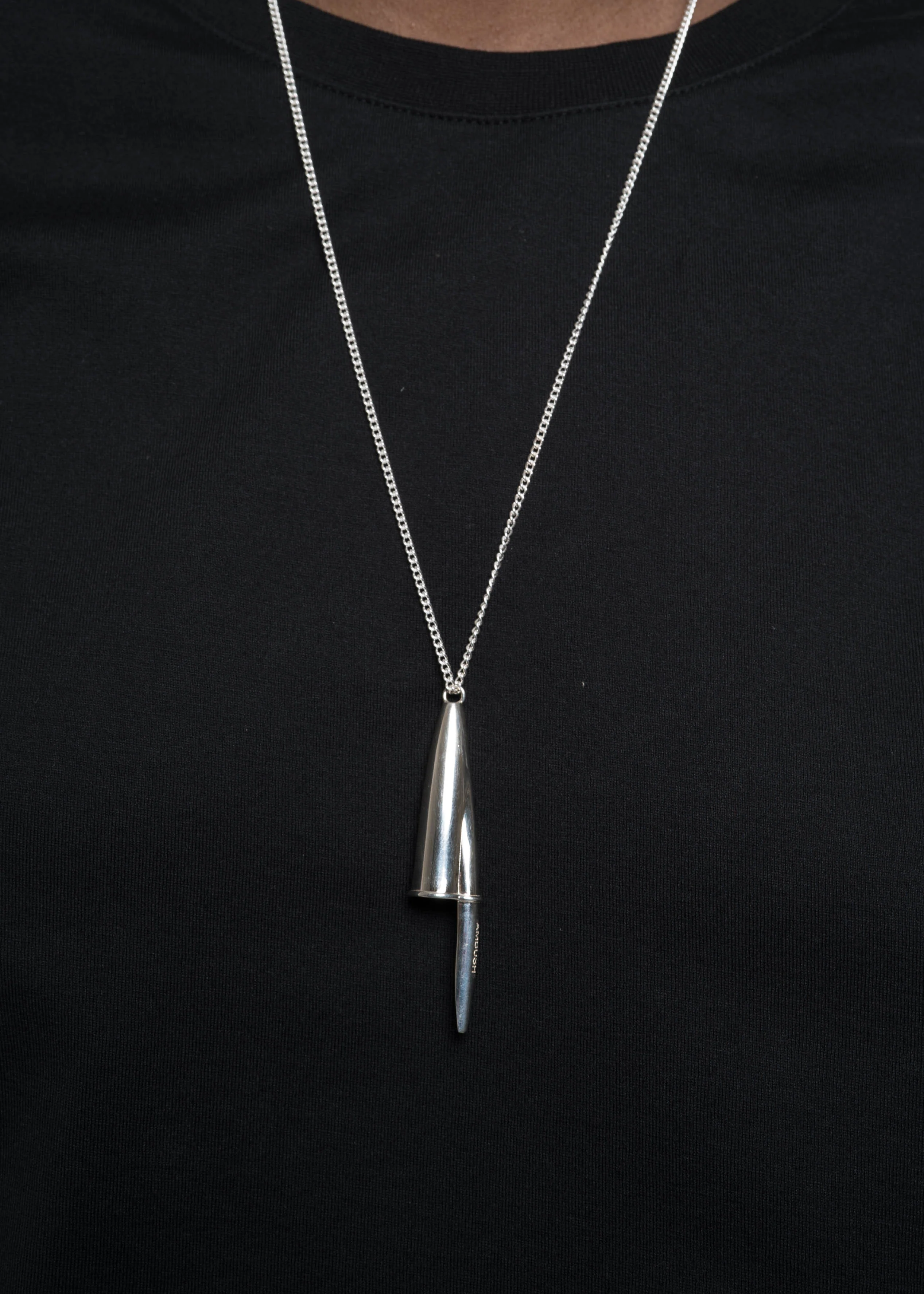 Silver Pen Cap Necklace - Image 2