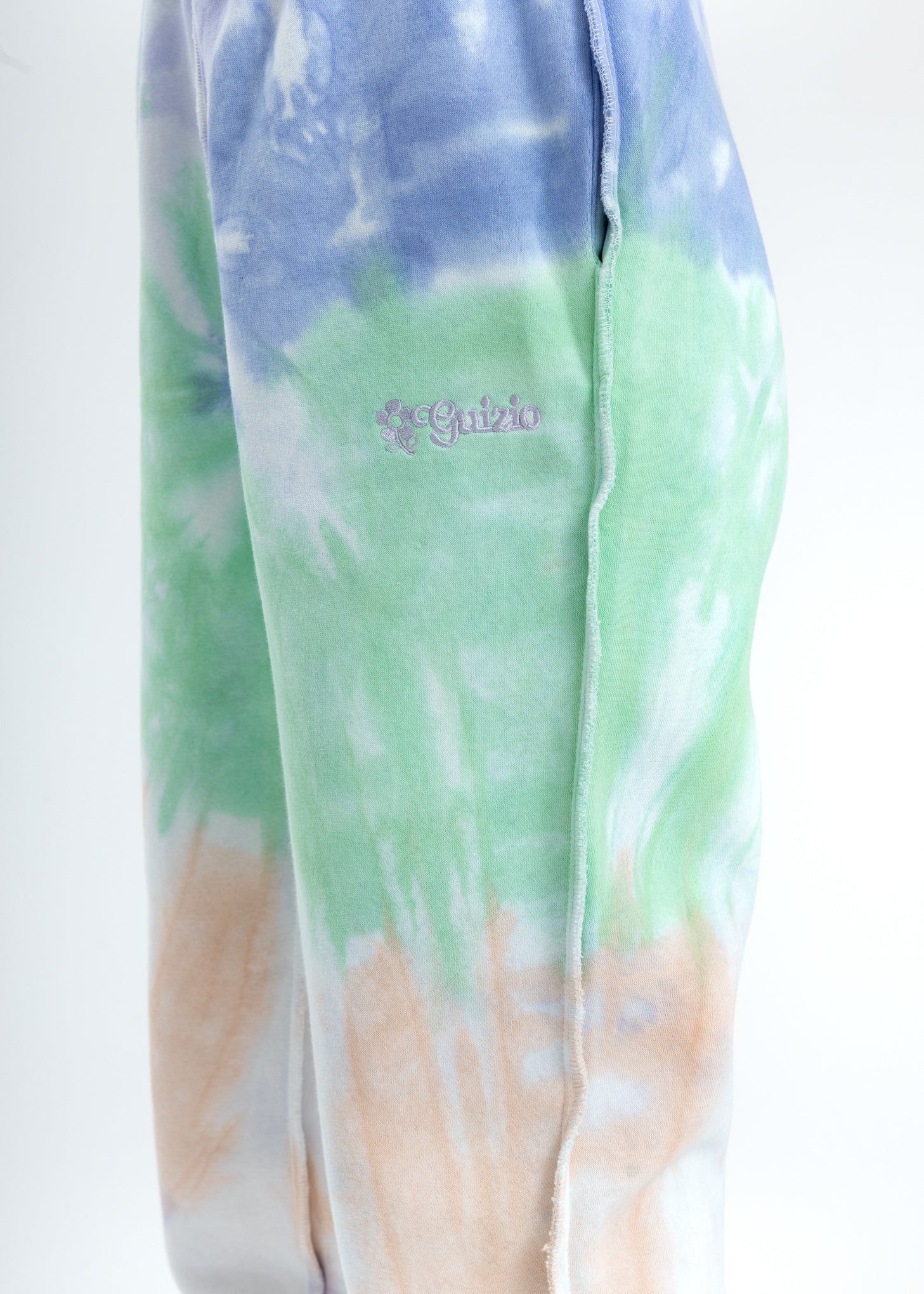 Tie Dye Floral Logo Sweatpants - Image 3