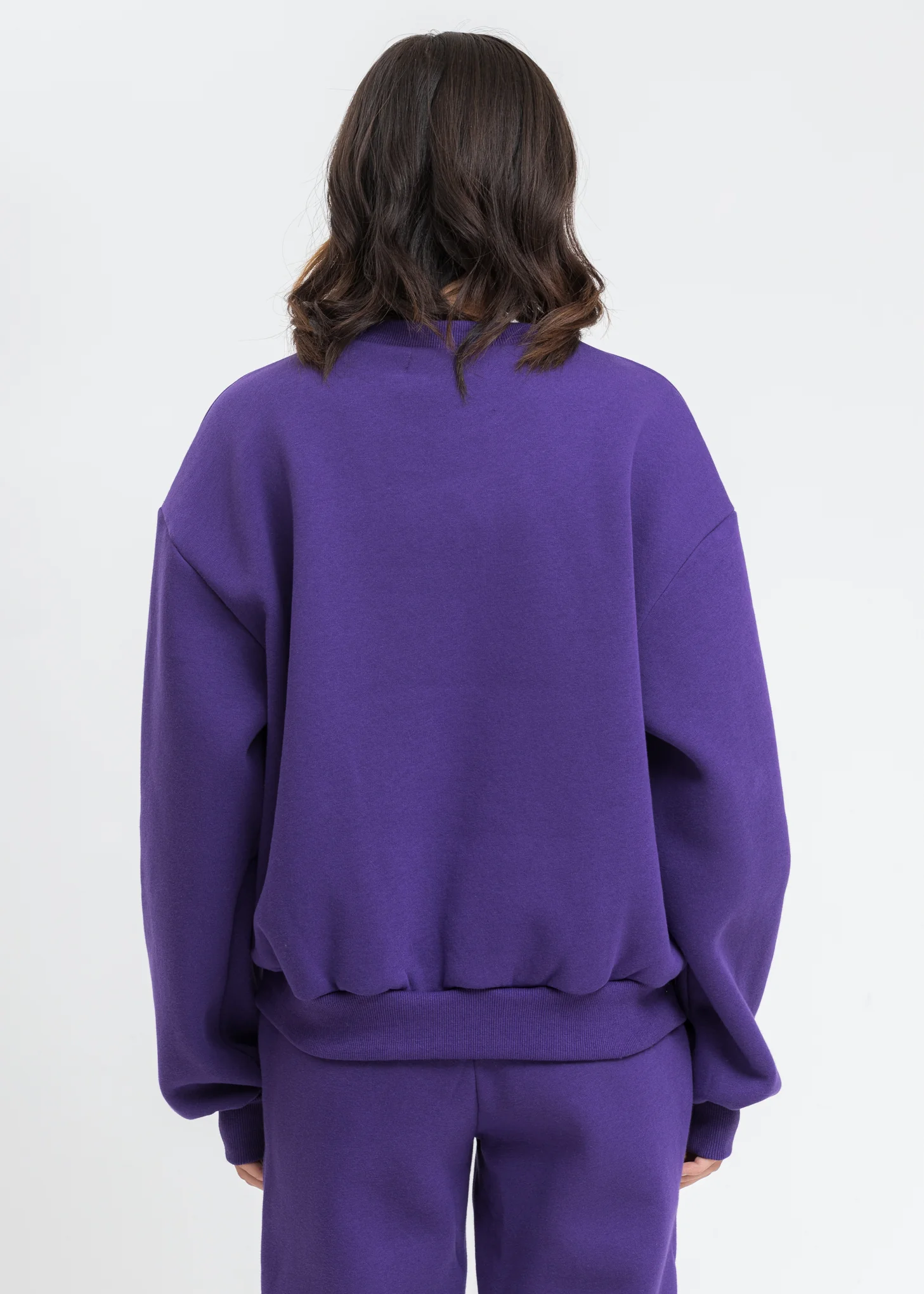 Purple Floral Logo Sweater - Image 3