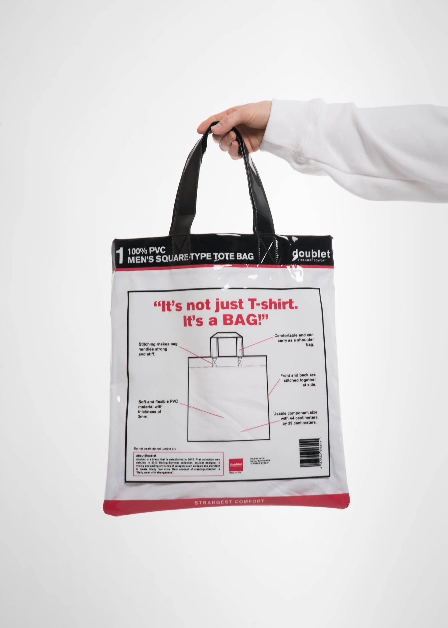 White Deadstock Tote Bag