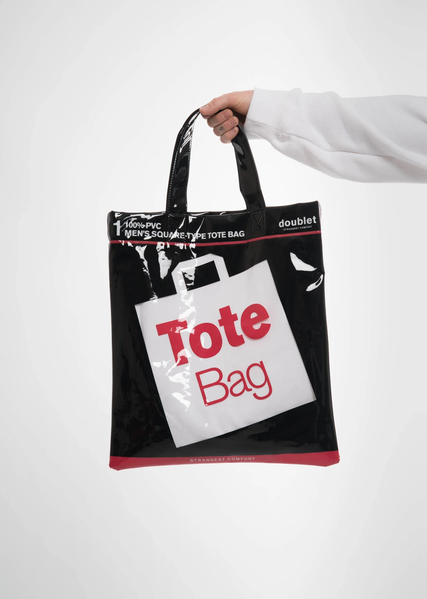 White Deadstock Tote Bag - Image 4