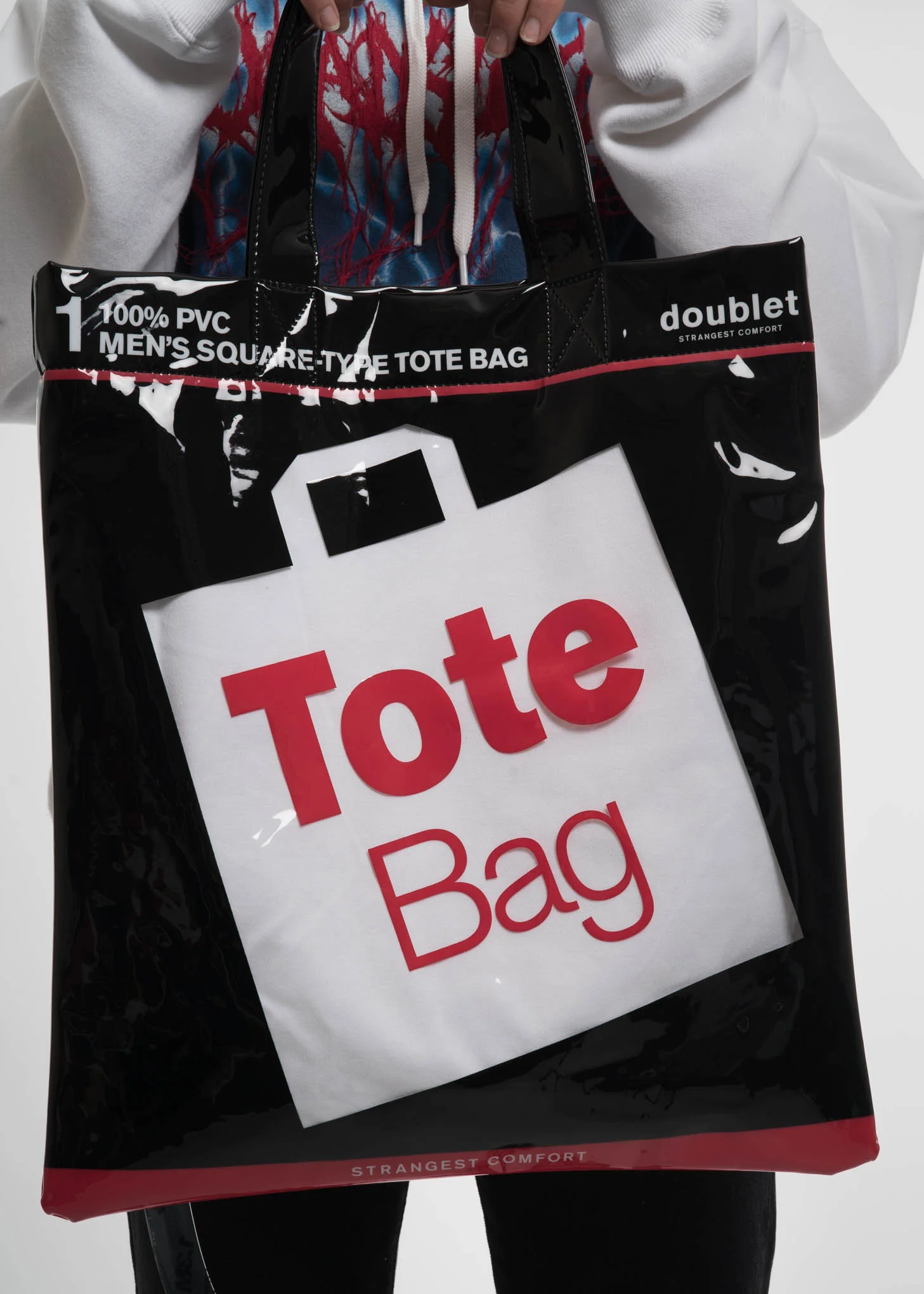 White Deadstock Tote Bag - Image 5