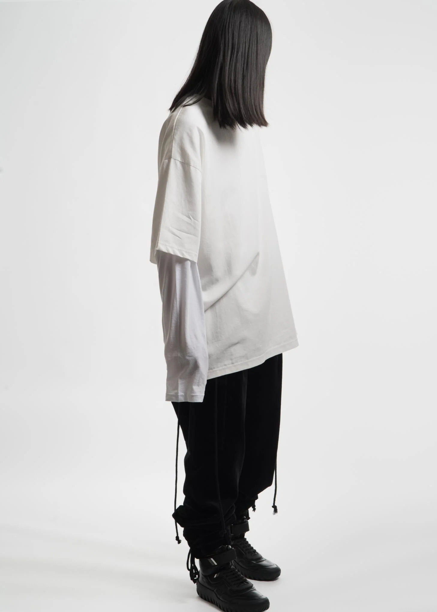 White Layered T-Shirt - Image 2