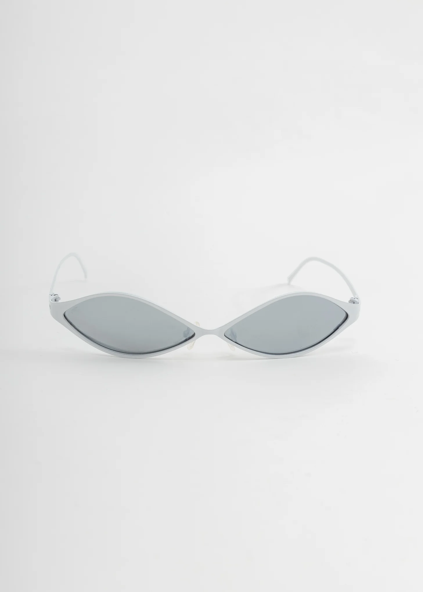 White Metal Sunglasses