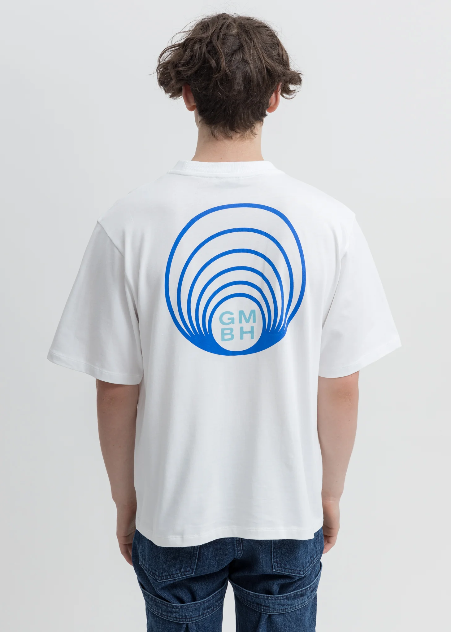 White Screen Print T-Shirt - Image 3