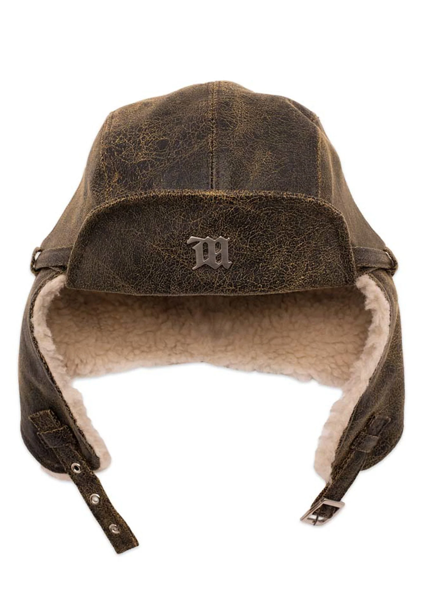 CRACKED AVIATOR PILOT HAT - Image 5