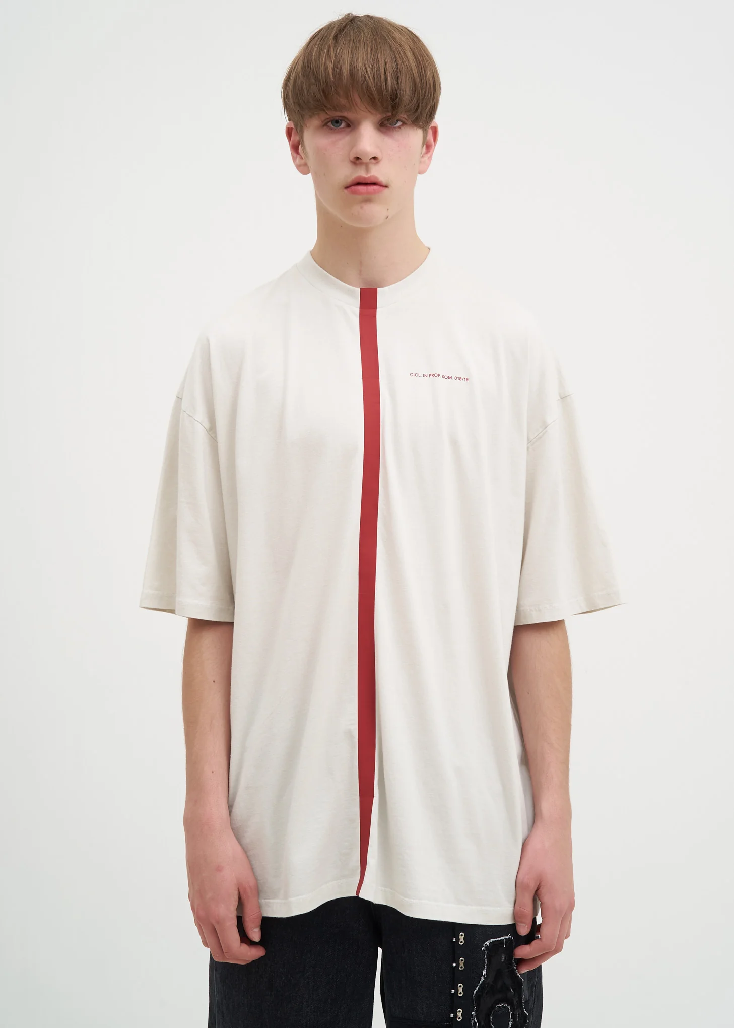 Cream Tape T-Shirt