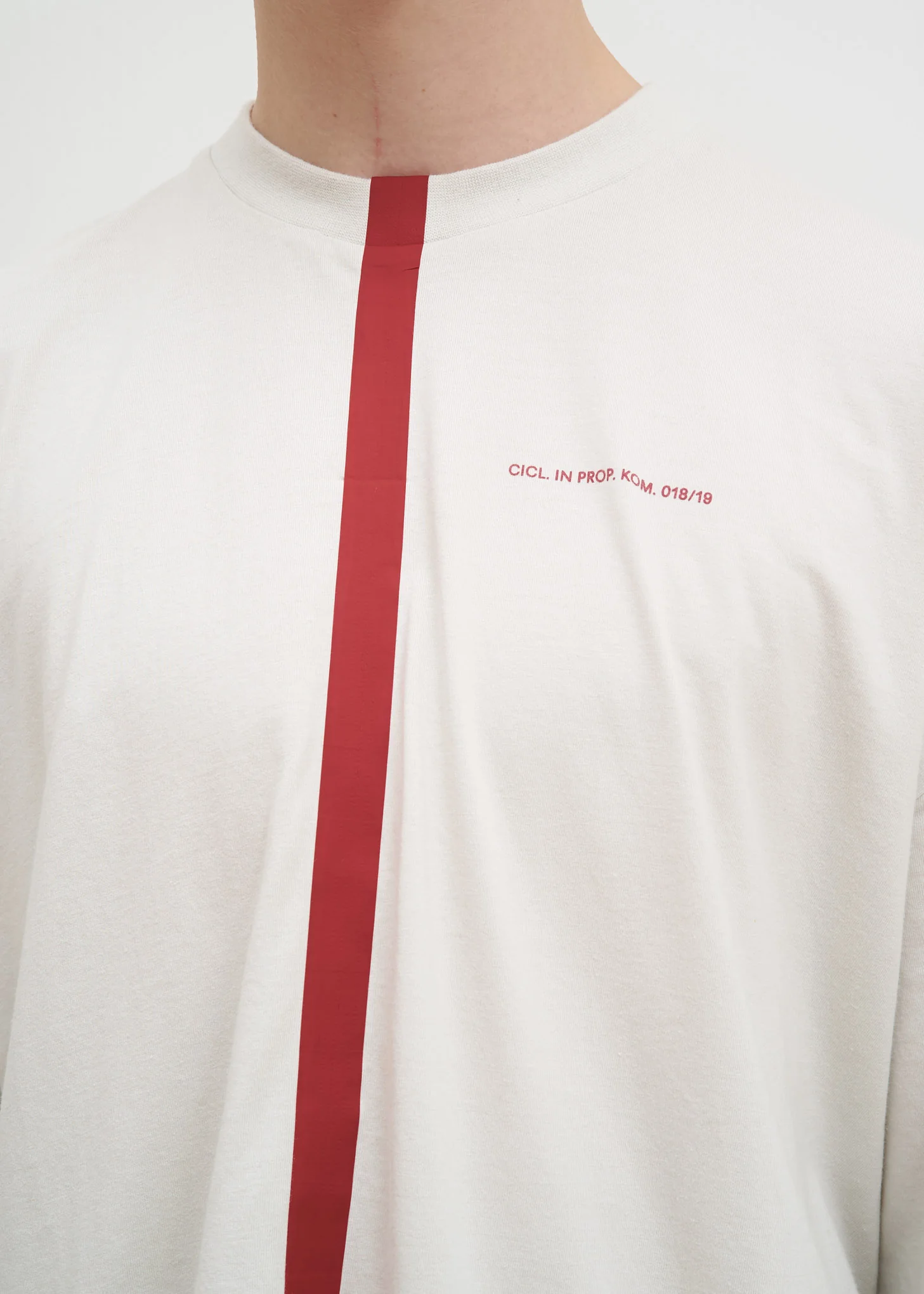 Cream Tape T-Shirt - Image 2