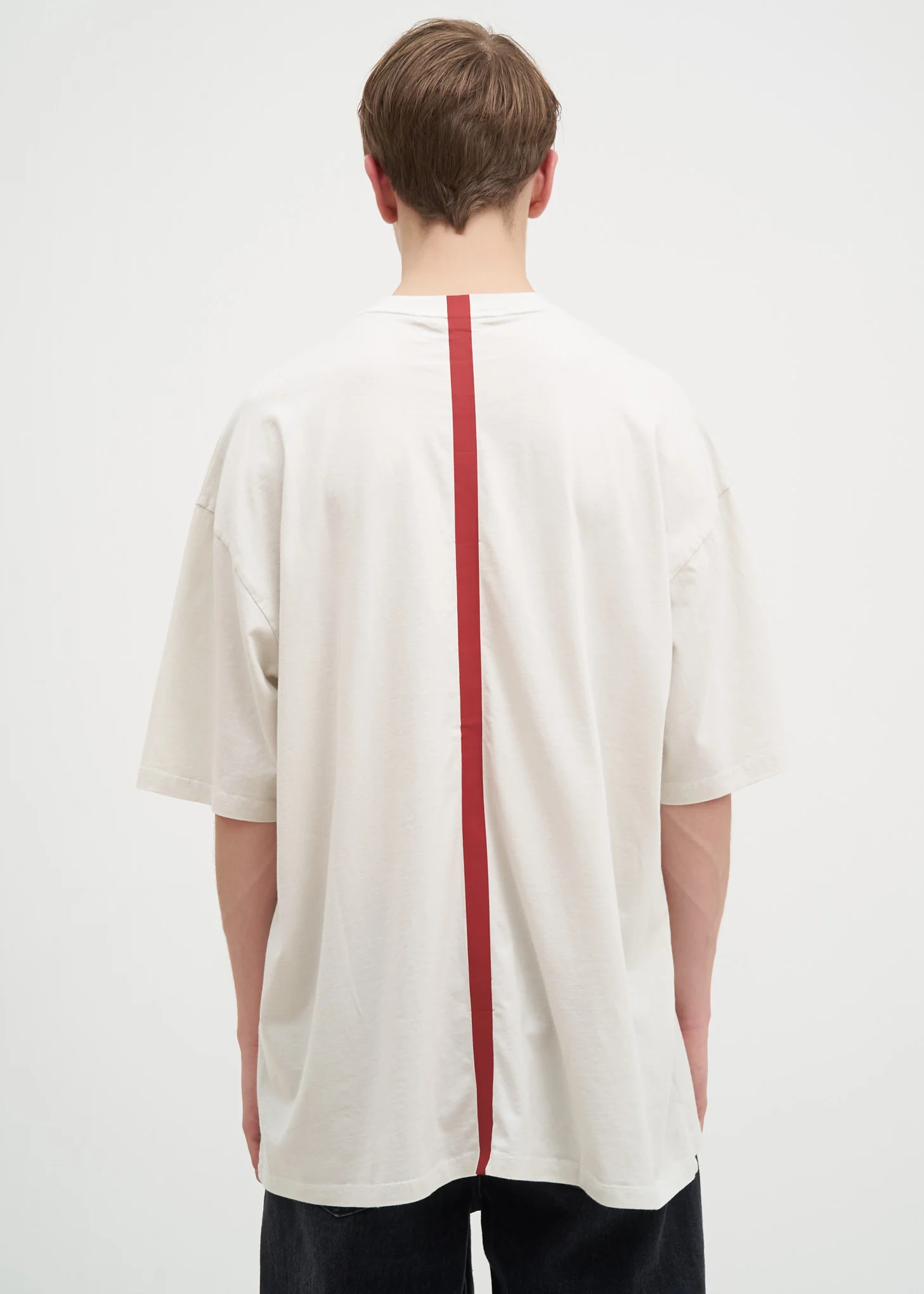 Cream Tape T-Shirt - Image 3
