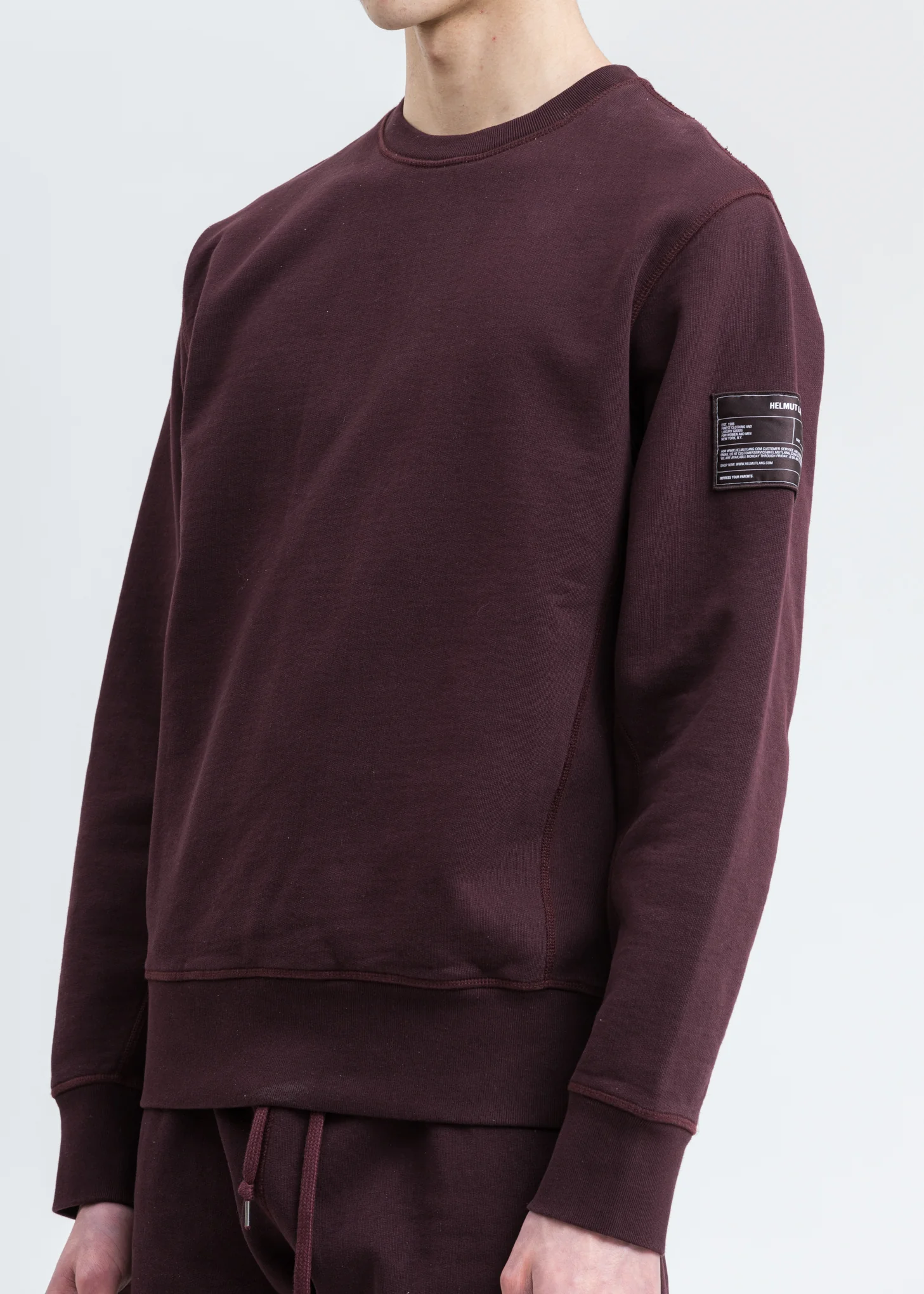 Crimson Red Patch Sweatshirt - Image 2