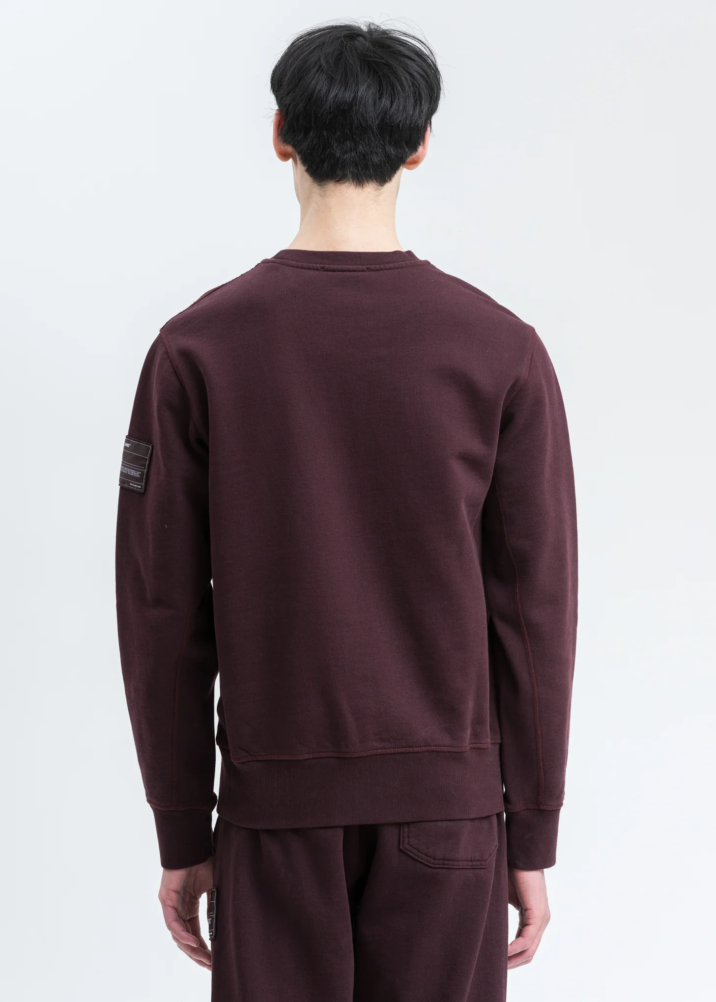 Crimson Red Patch Sweatshirt - Image 4