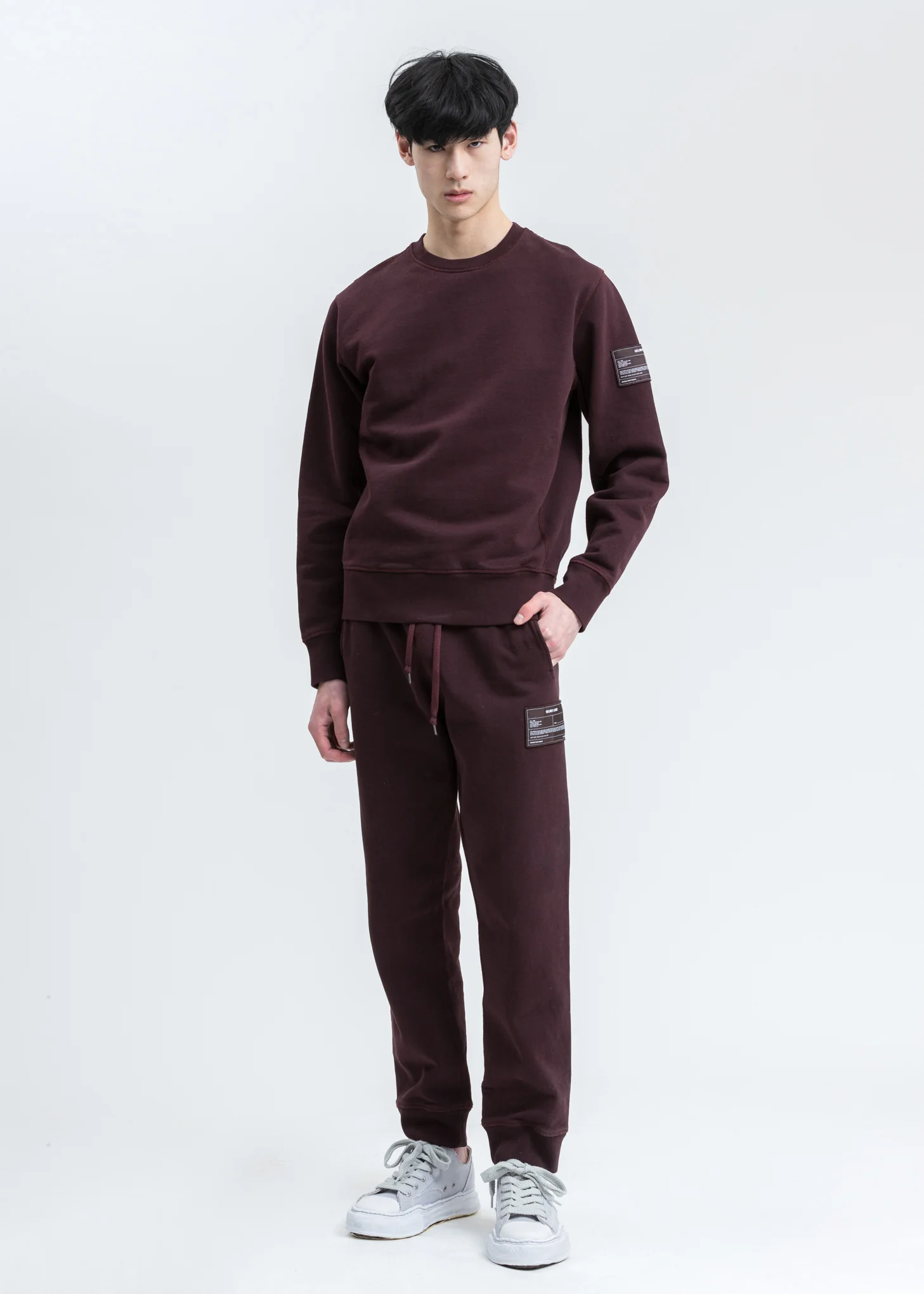 Crimson Red Patch Sweatshirt - Image 5