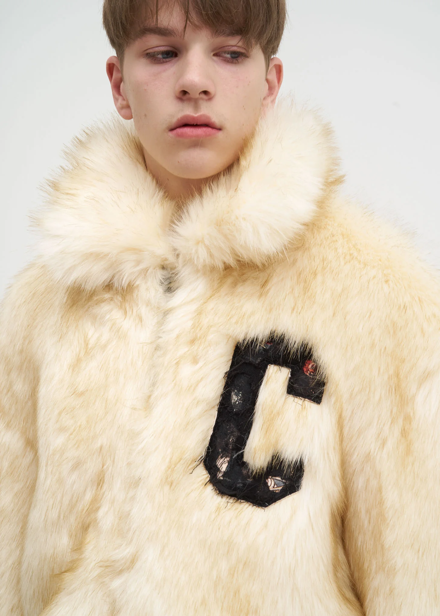 Cropped Fur Jacket - Image 2