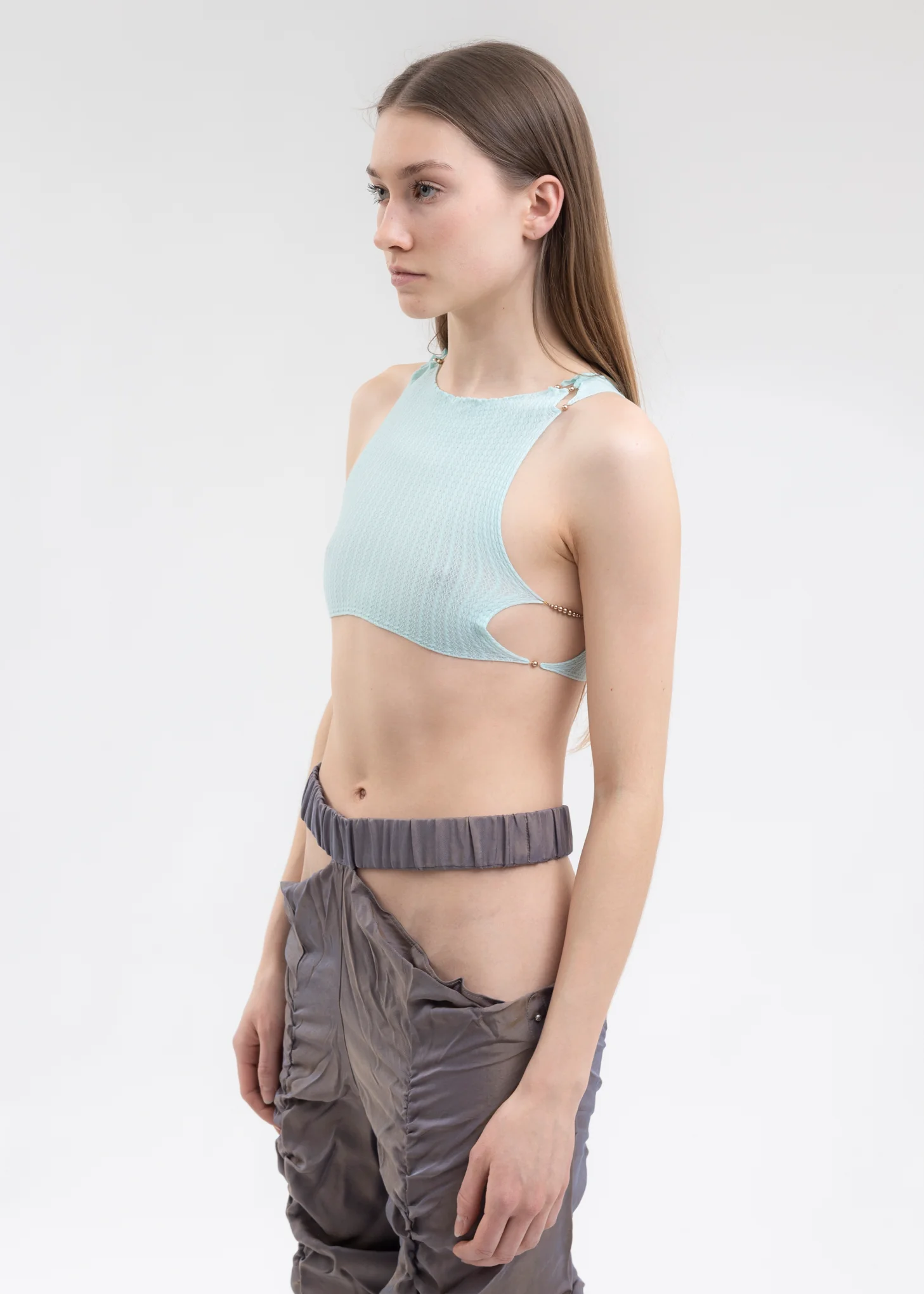 CYAN VEST DROP TOP - Image 3