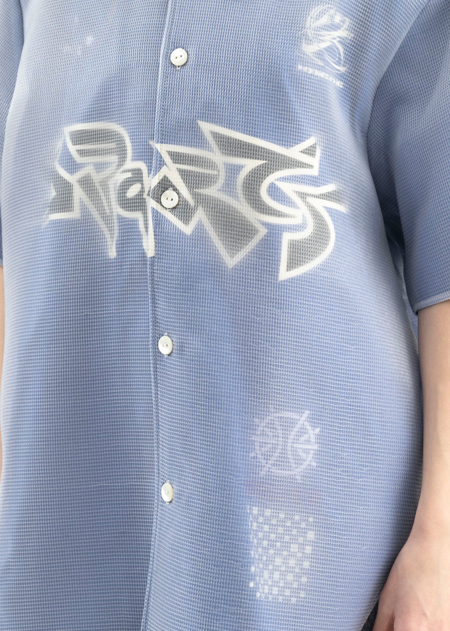 CYBER BLUE WARM UP LAYERED SHIRT - Image 5