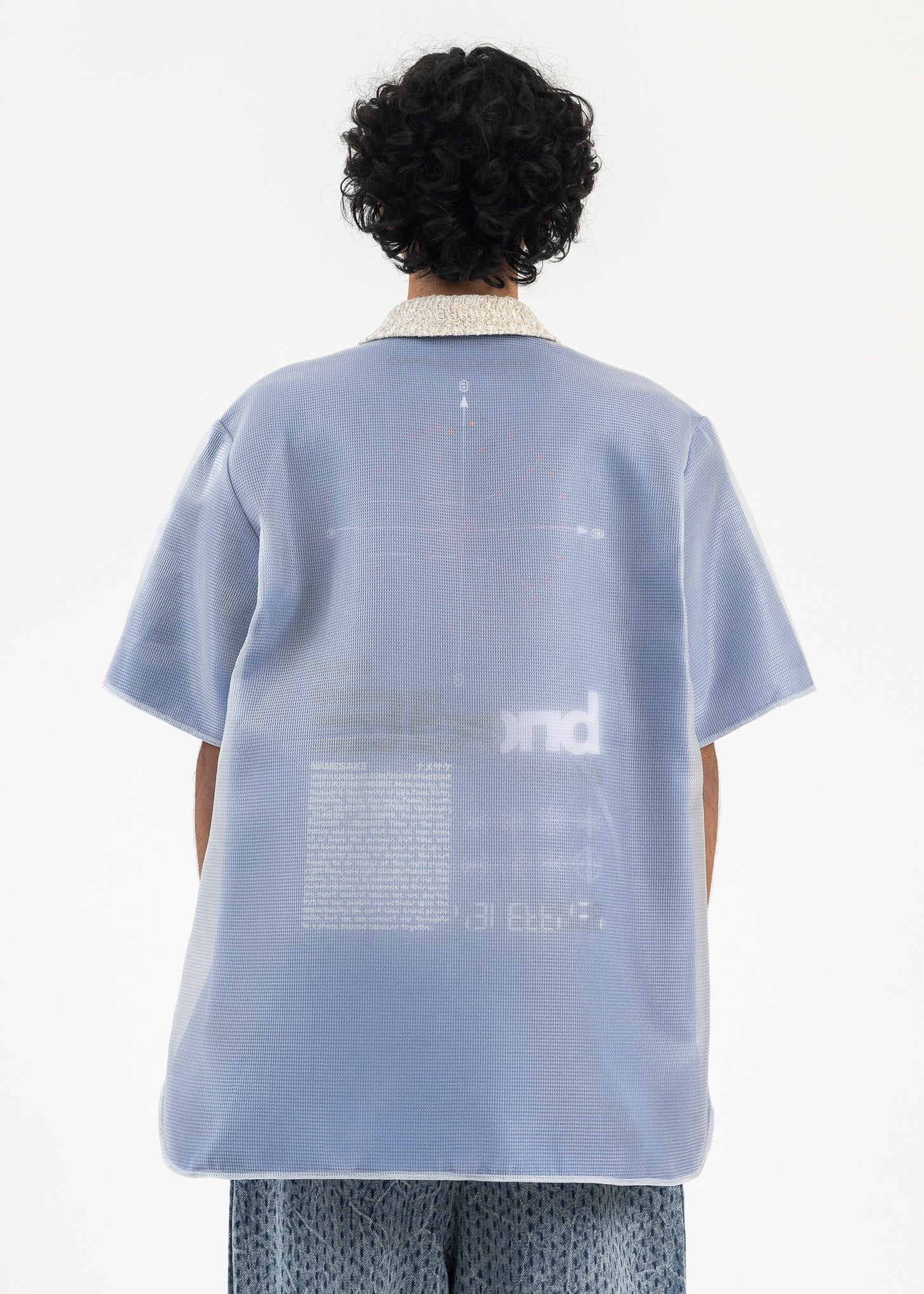 CYBER BLUE WARM UP LAYERED SHIRT - Image 2