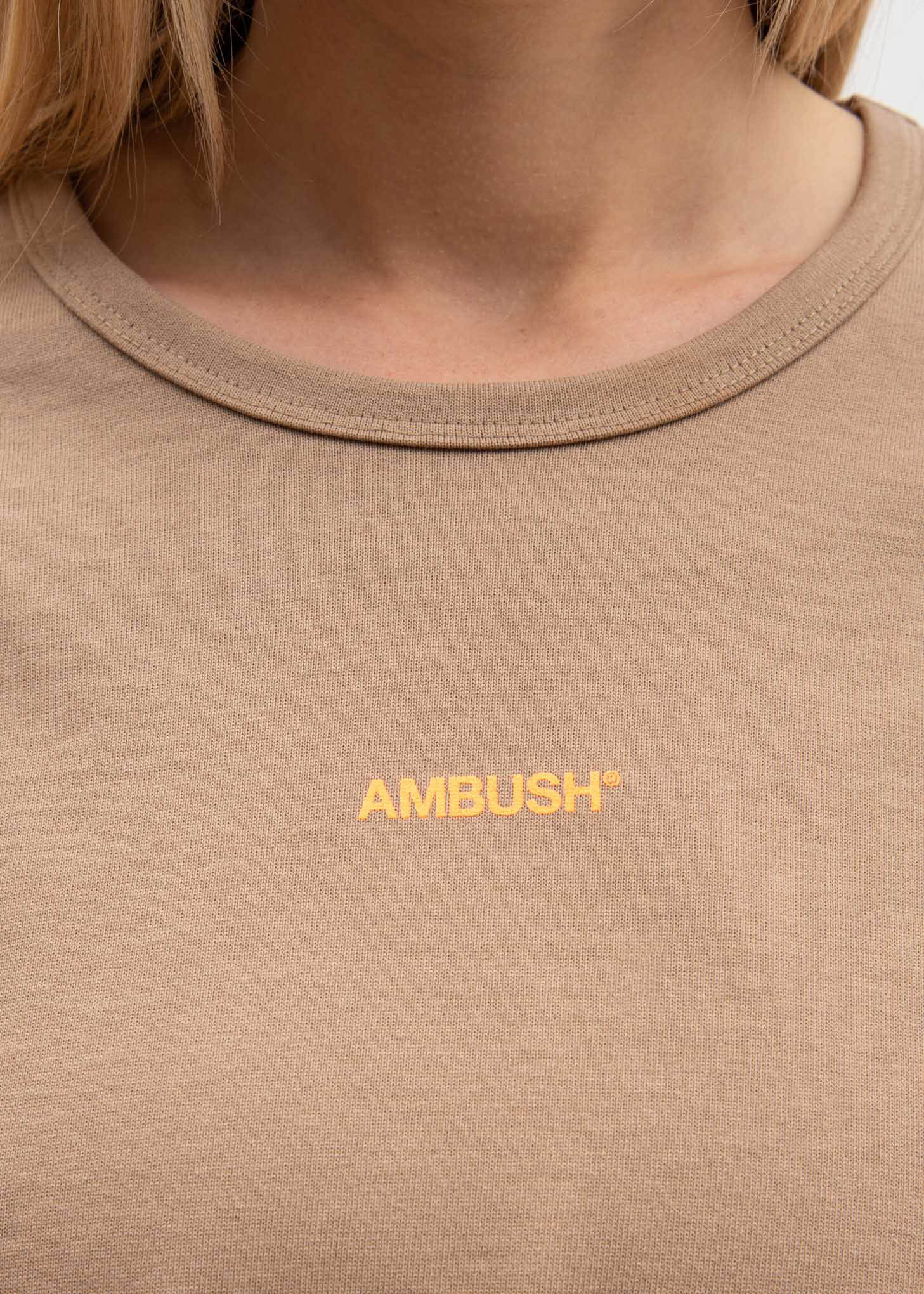Dark Beige 2Way T-Shirt - Image 4