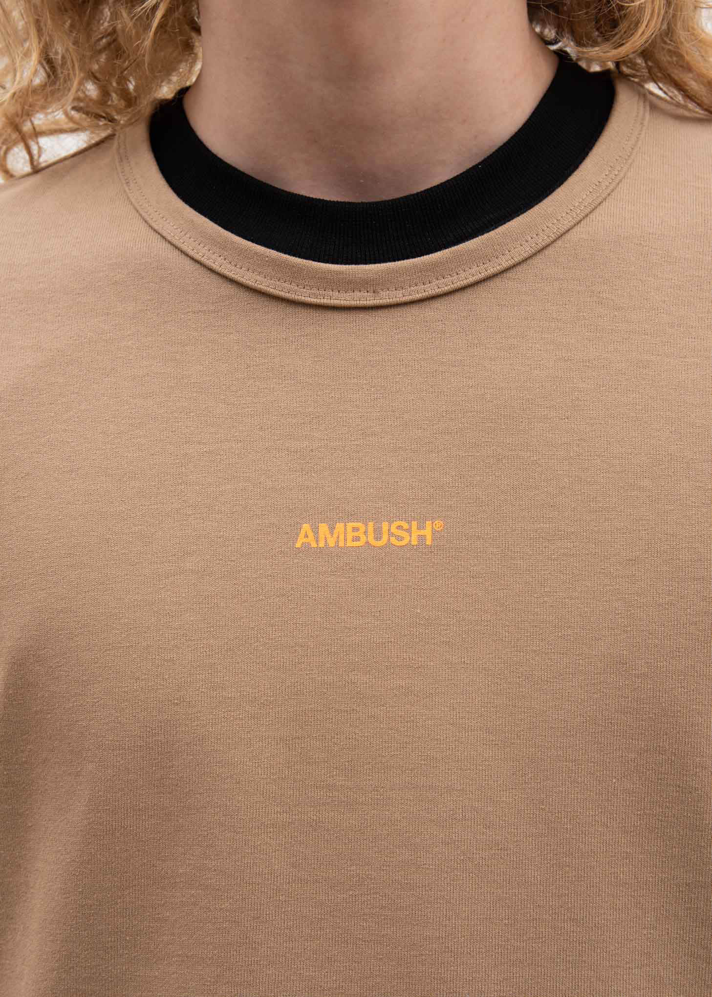 Dark Beige 2Way T-Shirt - Image 4