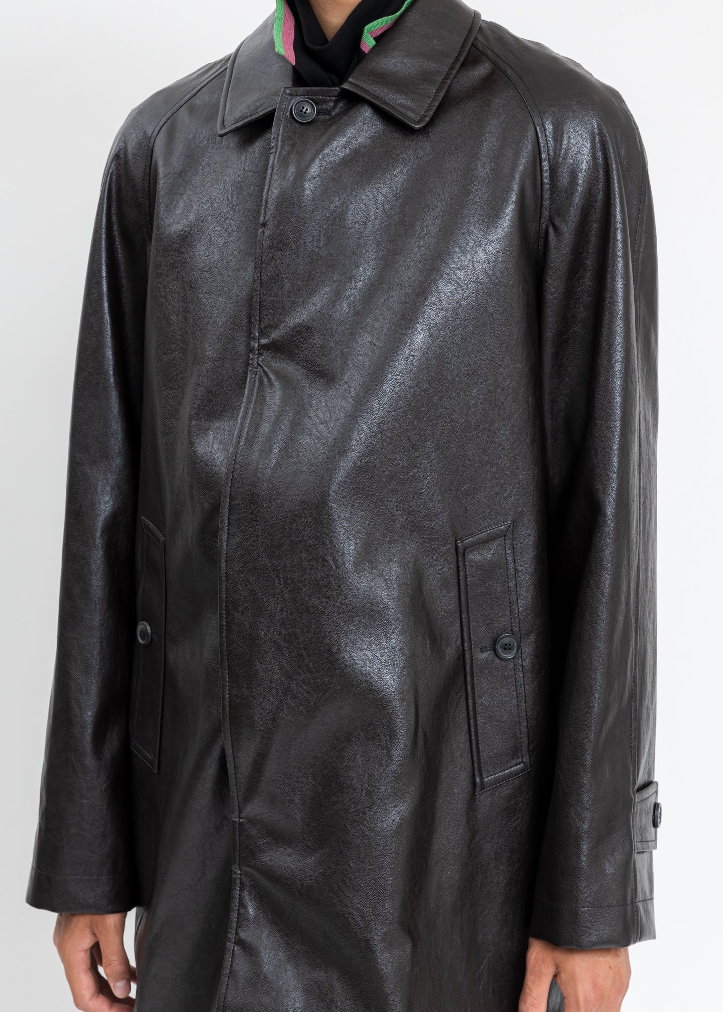 Dark Brown Wire Coat - Image 7