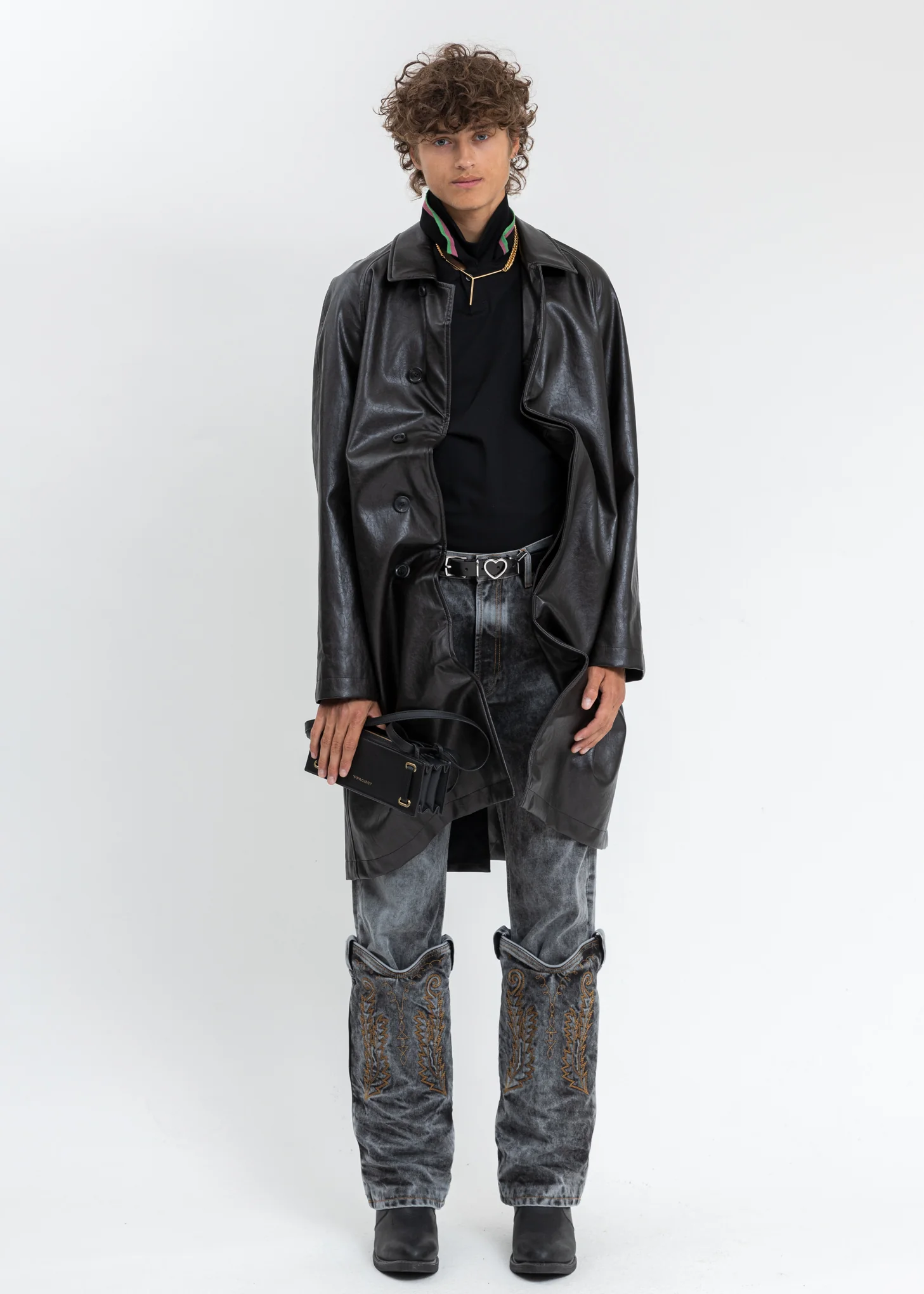 Dark Brown Wire Coat - Image 9