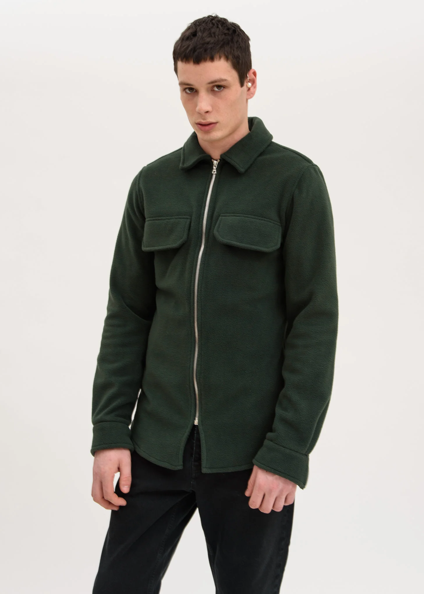 Dark Green Clovis Shirt