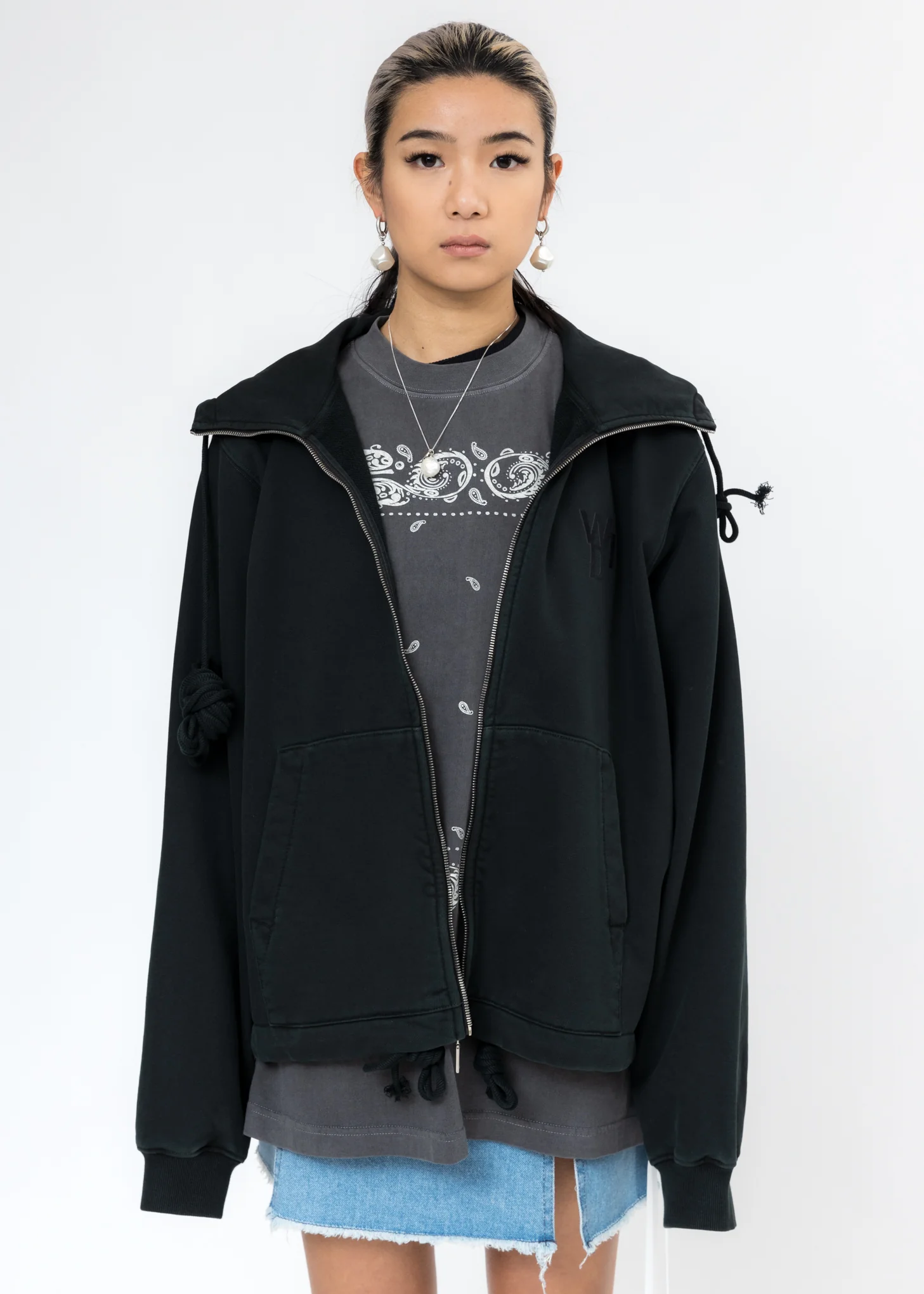 Dark Green Glow In The Dark Teddy Zip-Up Hoodie - Image 6