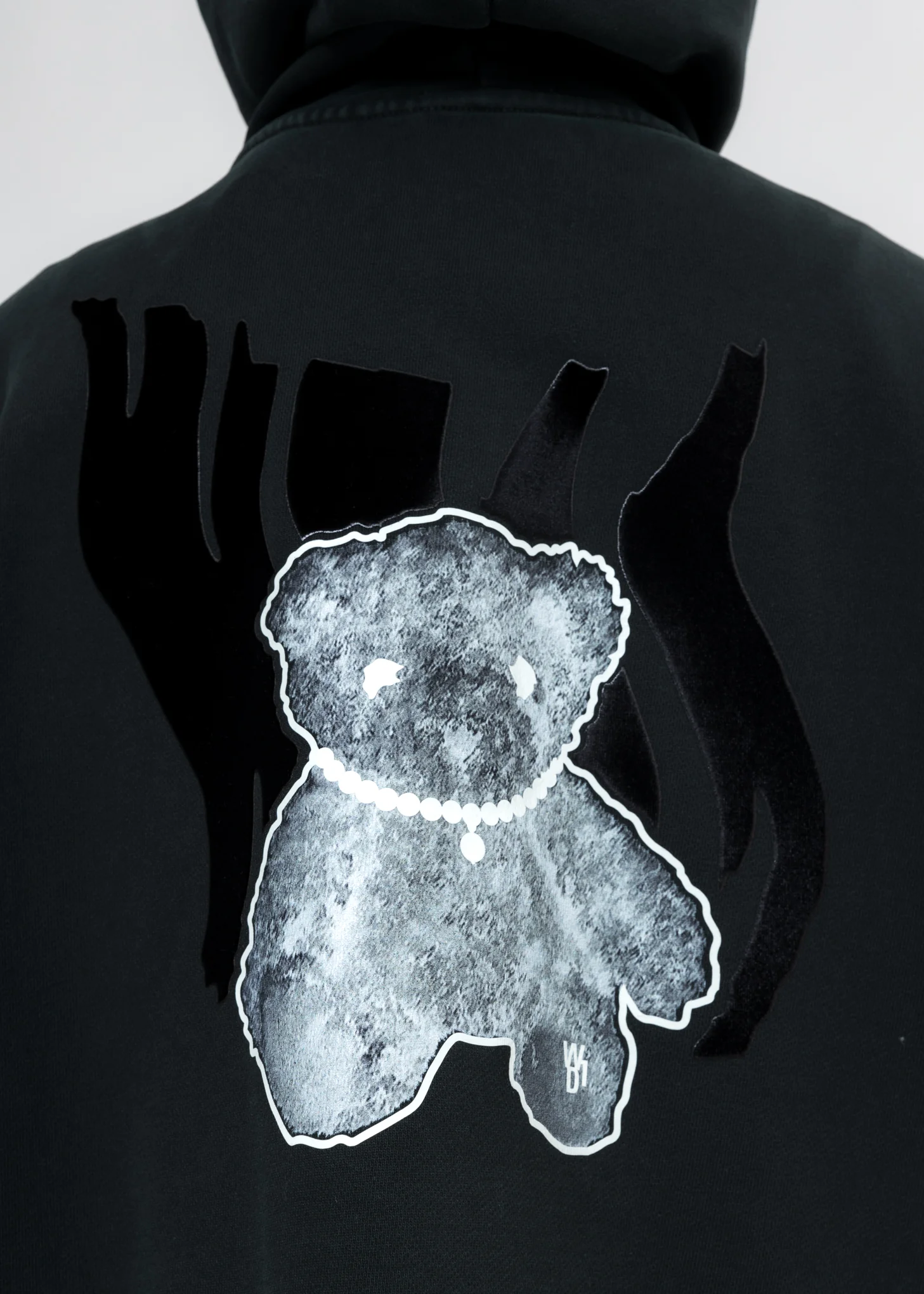 Dark Green Glow In The Dark Teddy Zip-Up Hoodie - Image 7