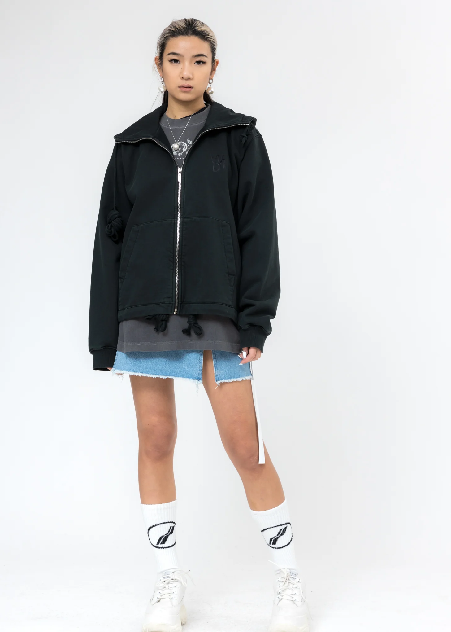 Dark Green Glow In The Dark Teddy Zip-Up Hoodie - Image 8