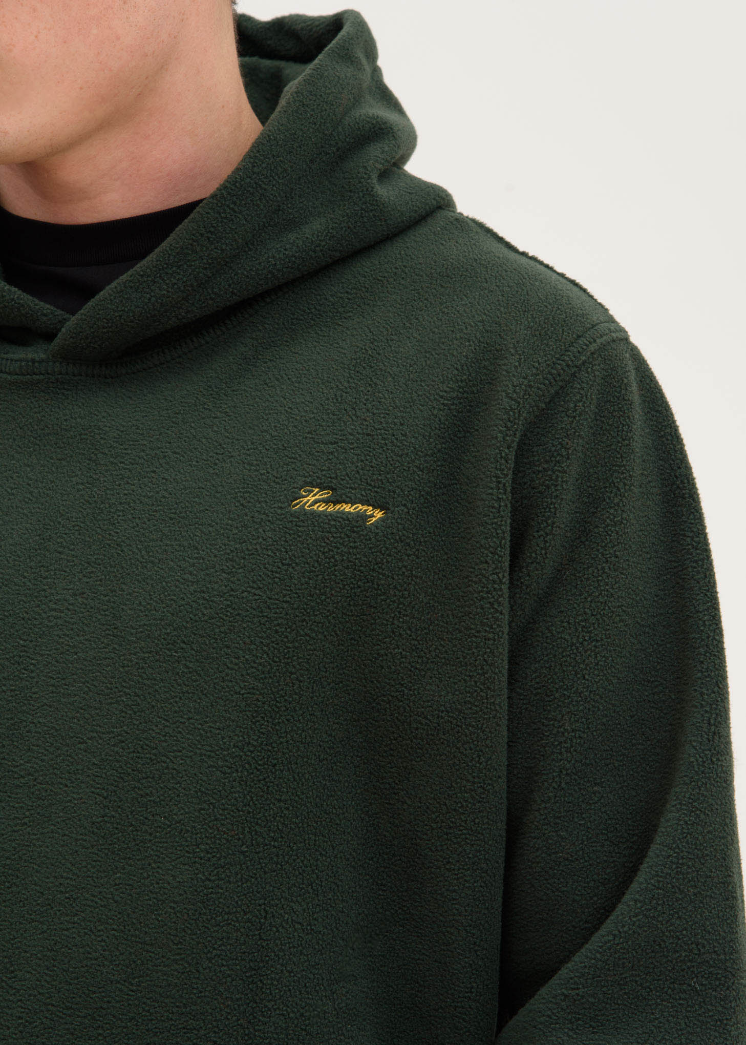 Dark Green Polar Fleece Serano Hoodie - Image 4