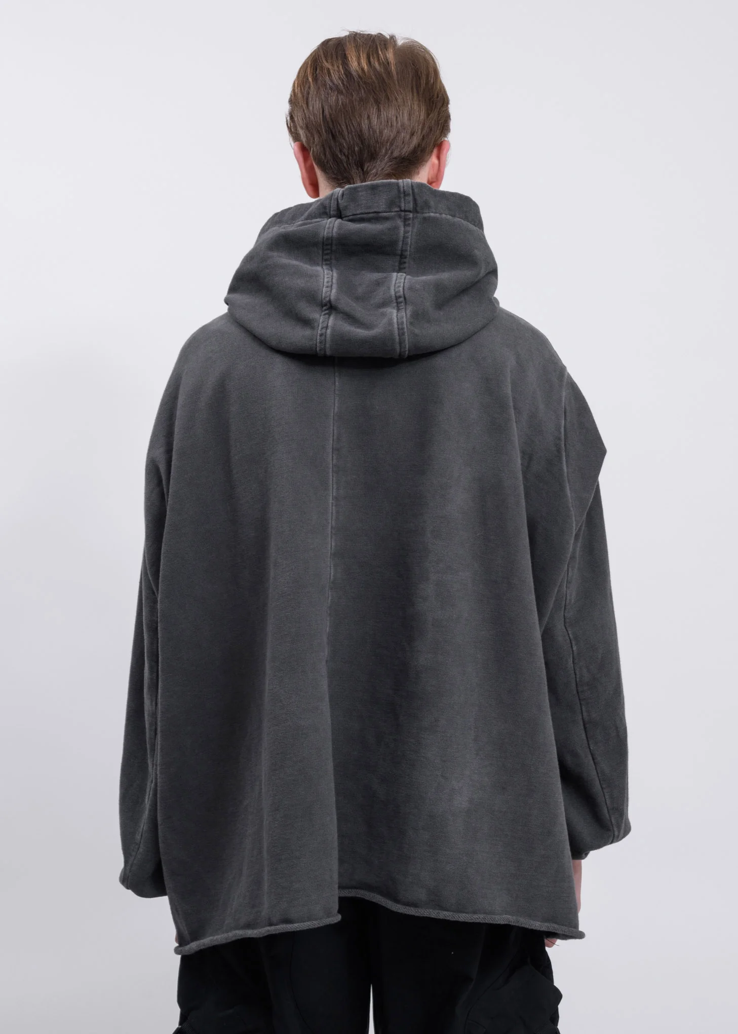 Dark Grey Chained Zip-Up Hoodie - Image 3