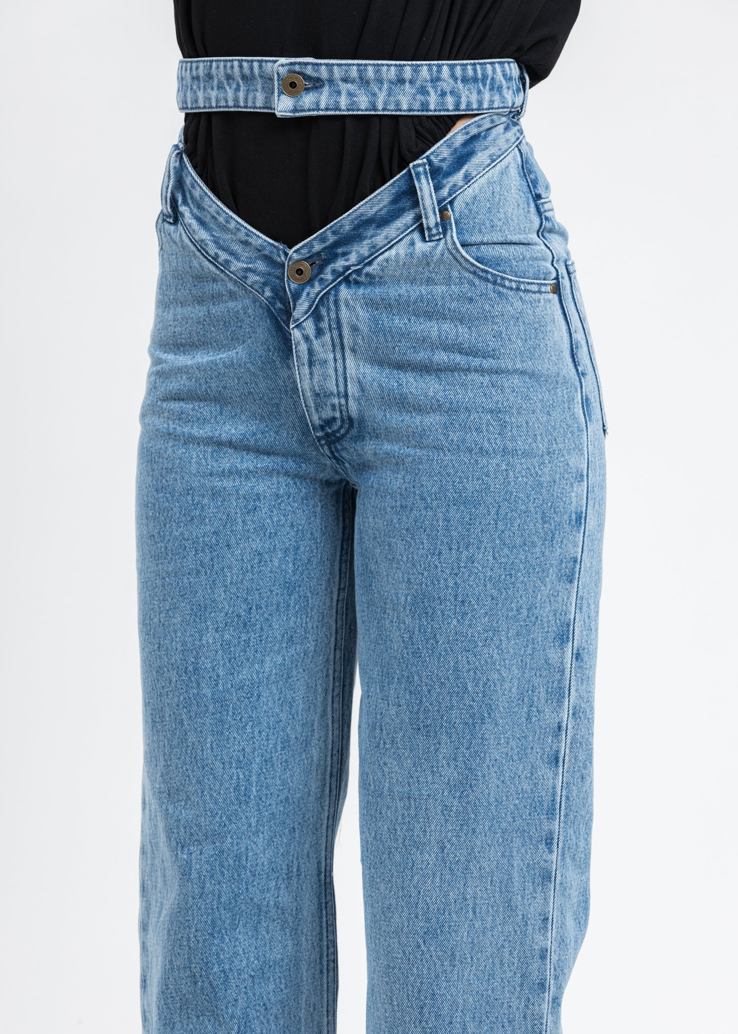 Blue Crystal Rhinestone Jeans - Image 9