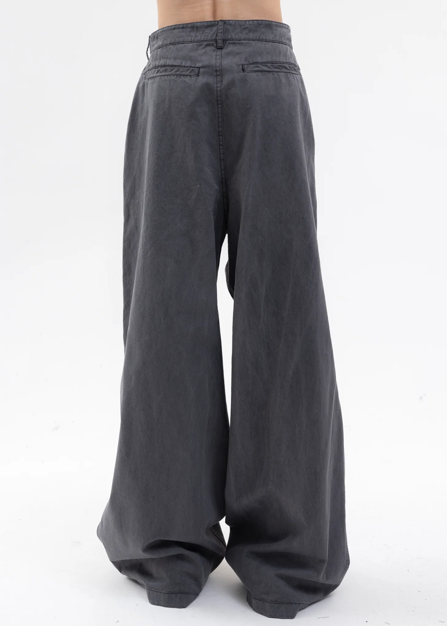 DARK GREY MENS WESTERN EMBROIDERED PANTS - Image 4