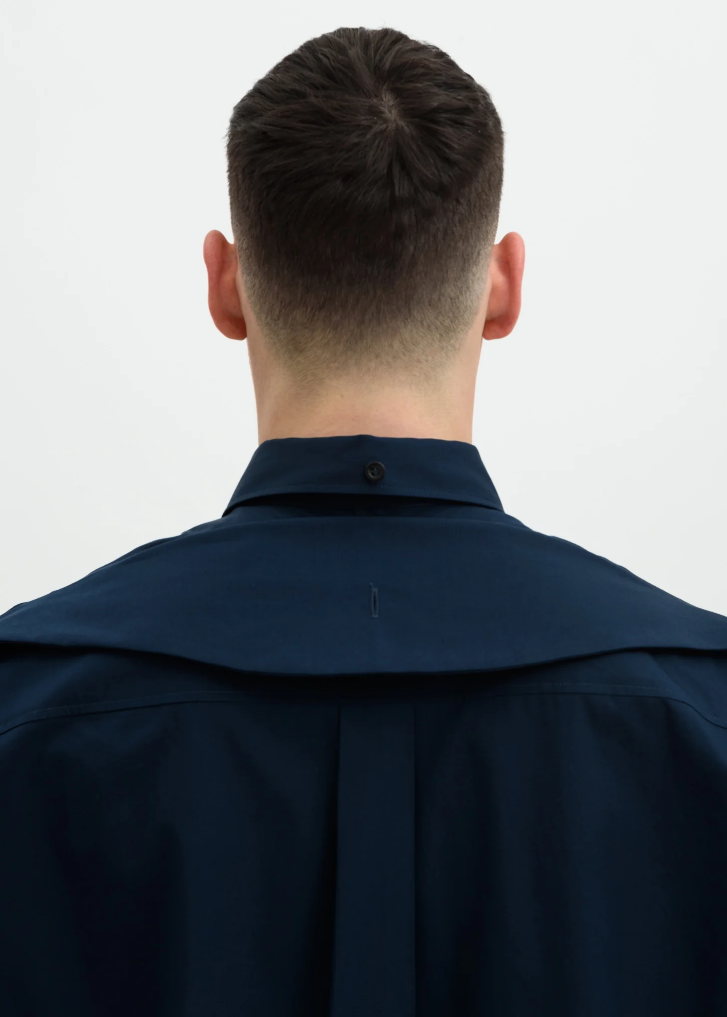 Dark Navy Oversized Shirt - Image 5