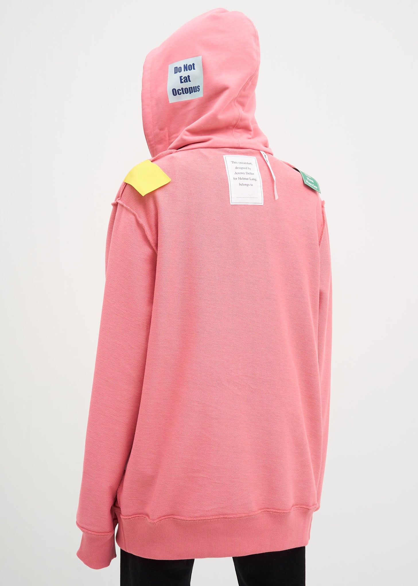 Dark Pink Zip Pocket Hoodie - Image 5